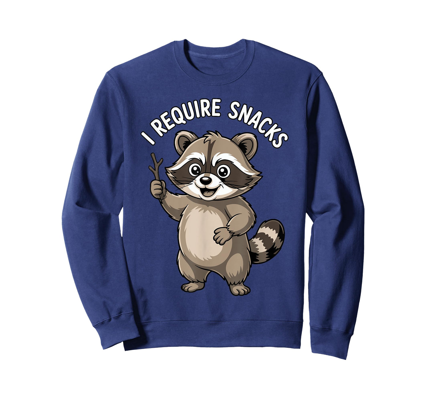 I Require Snacks Raccoon Shirt Funny Christmas Men Women T-Shirt