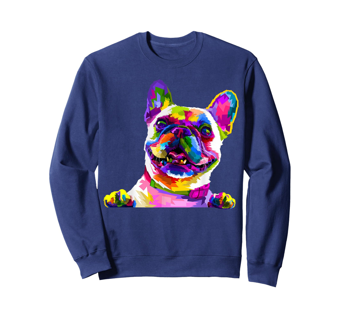 Frenchie French Bulldog Pop Art Portrait Bouledogue T-Shirt