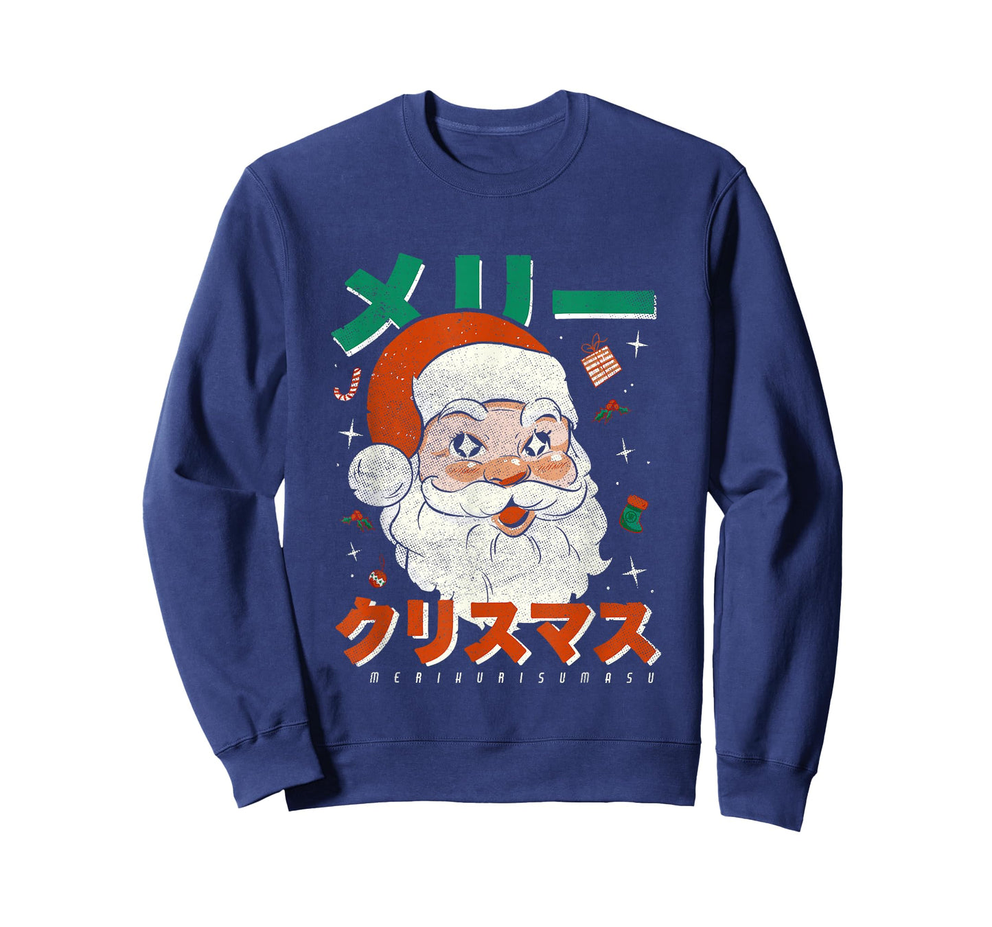 Japan Vintage Santa Merikurisumasu Xmas Japanese Christmas T-Shirt