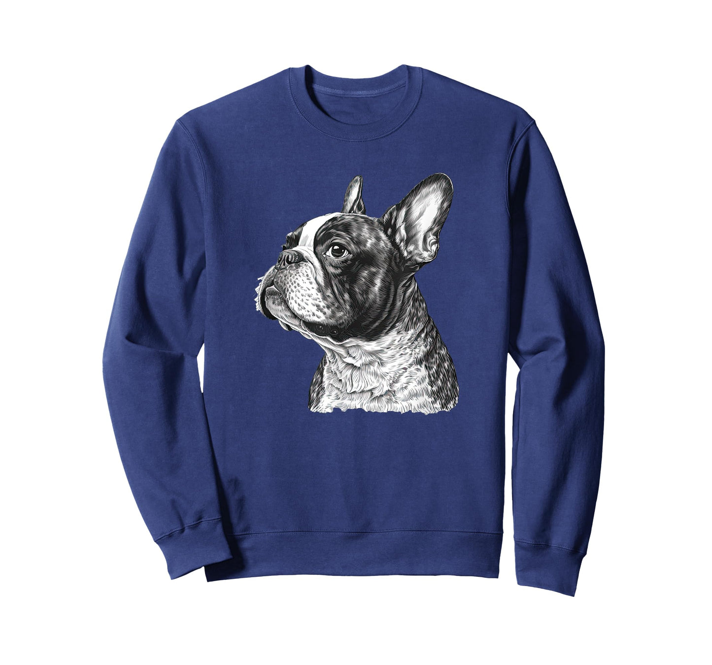 Funny French Bulldog Frenchie Black and White T-Shirt