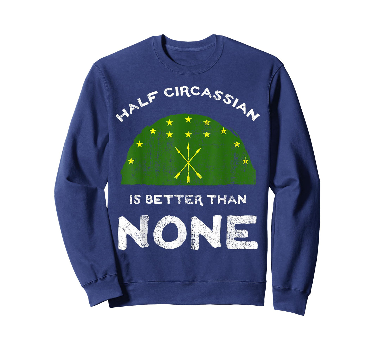 Half Circassian Is Better Than None Circassia Flag DNA T-Shirt
