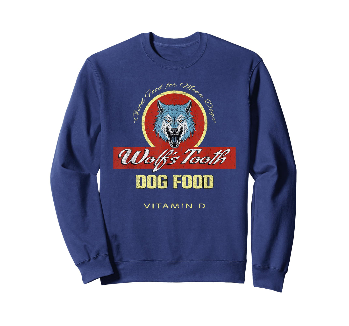 Wolf's Tooth Dog Food | Classic Hollywood Movie Distressed T-Shirt