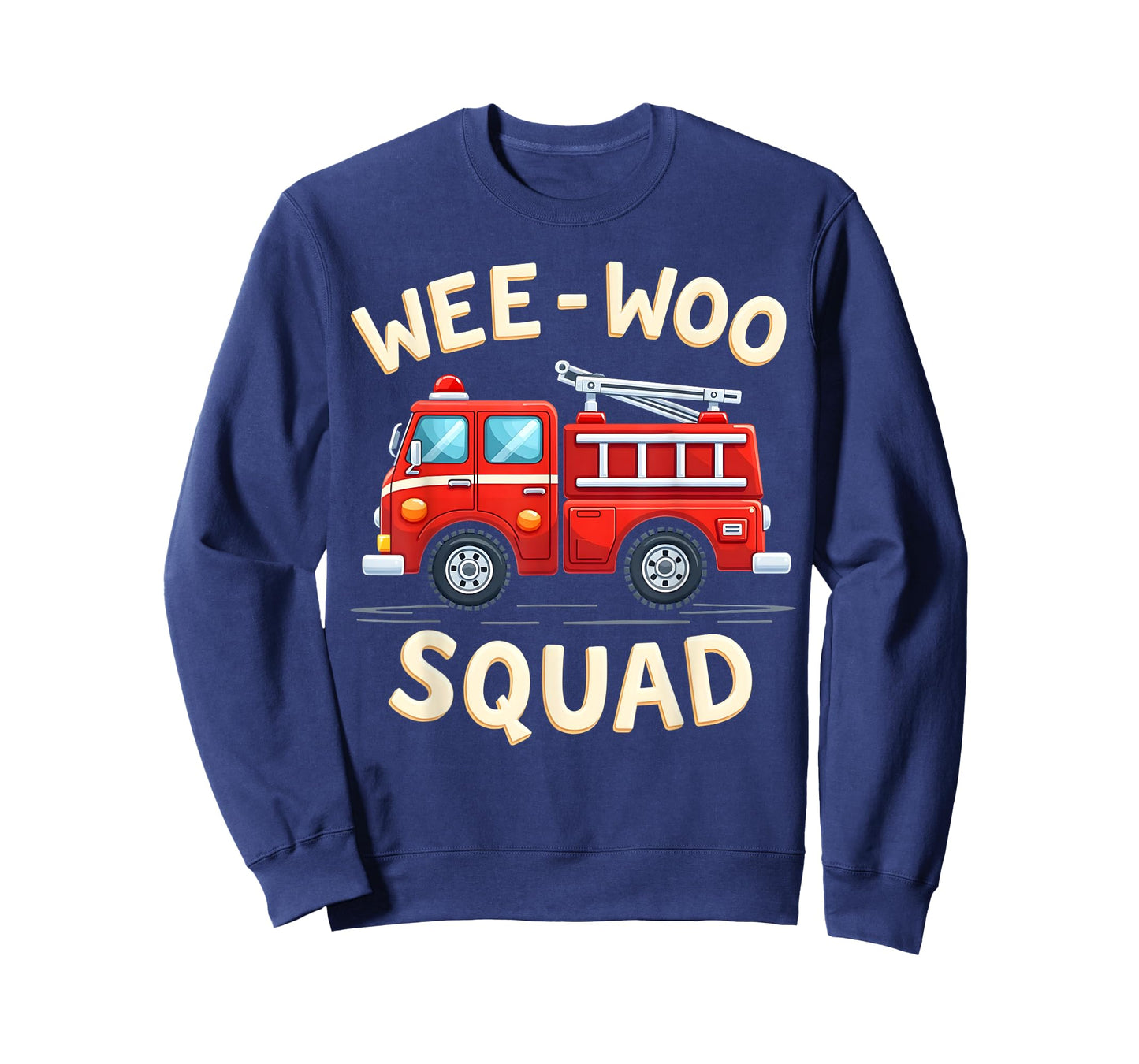 Fire Truck Fireman Boys Funny Firefighter T-Shirt