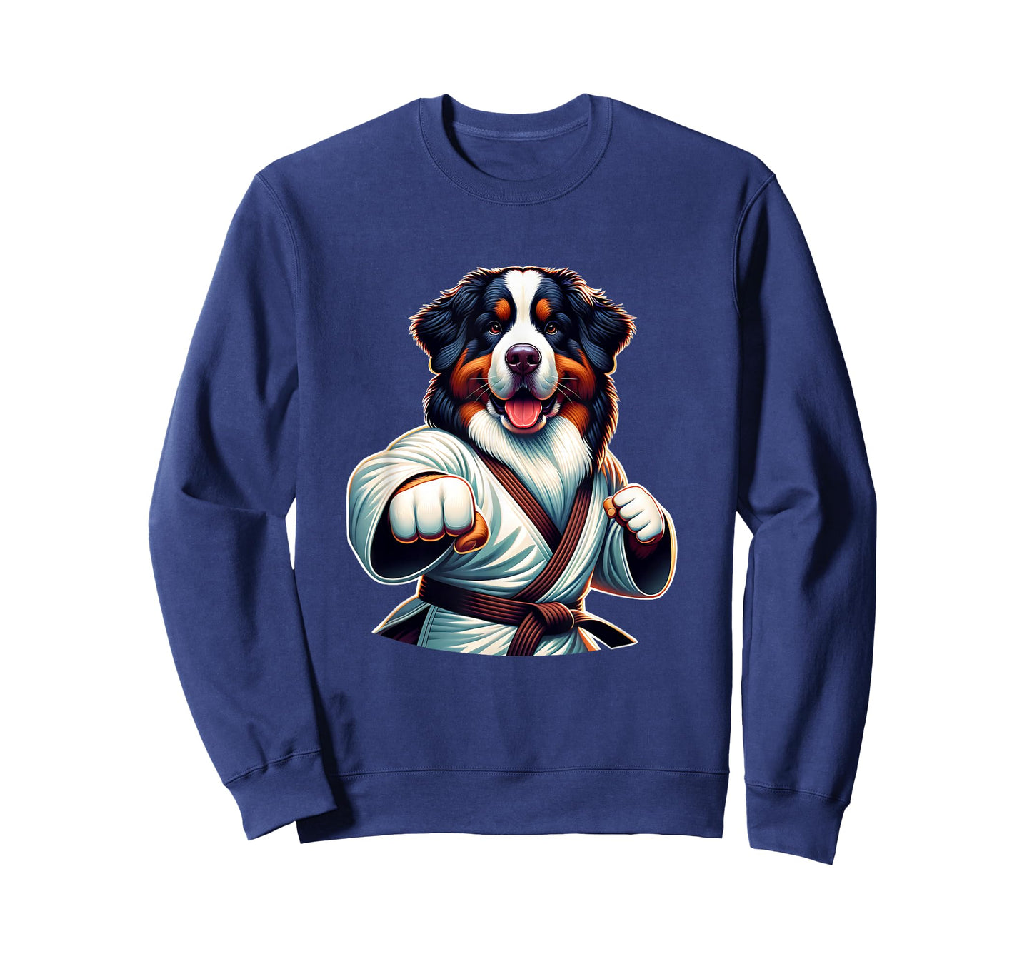 Karate Bernese Mountain Dog Funny Martial Arts T-Shirt