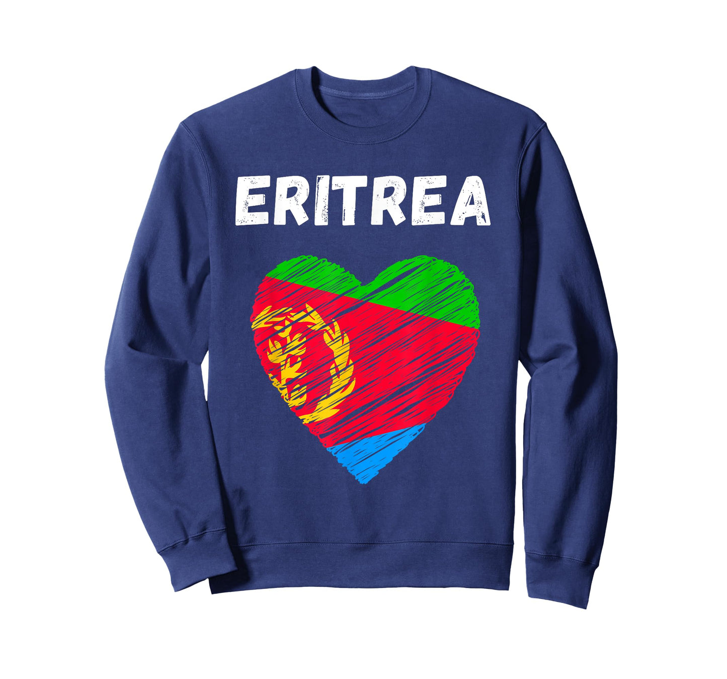 Eritrea Flag Holiday Eritrea Heart Eritrean Flag T-Shirt