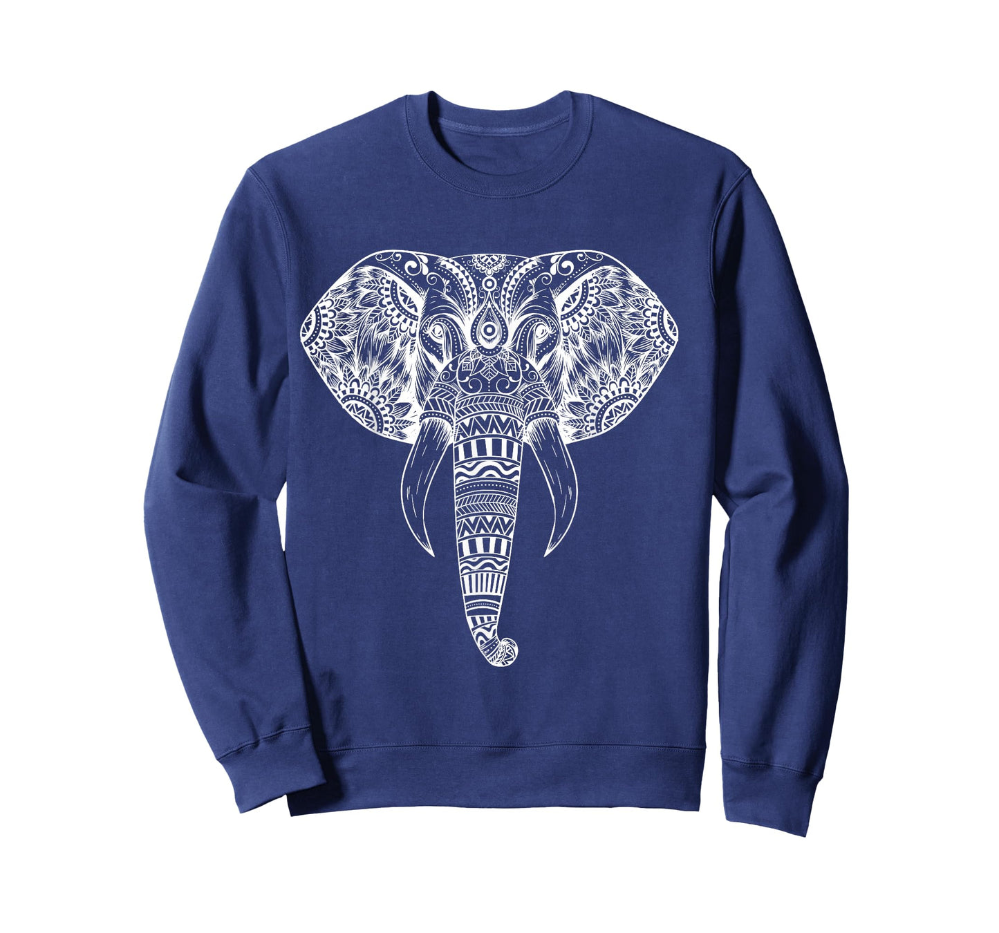 Elephant Tribal Tattoo Art - Mandala Yoga Tribal Elephants T-Shirt