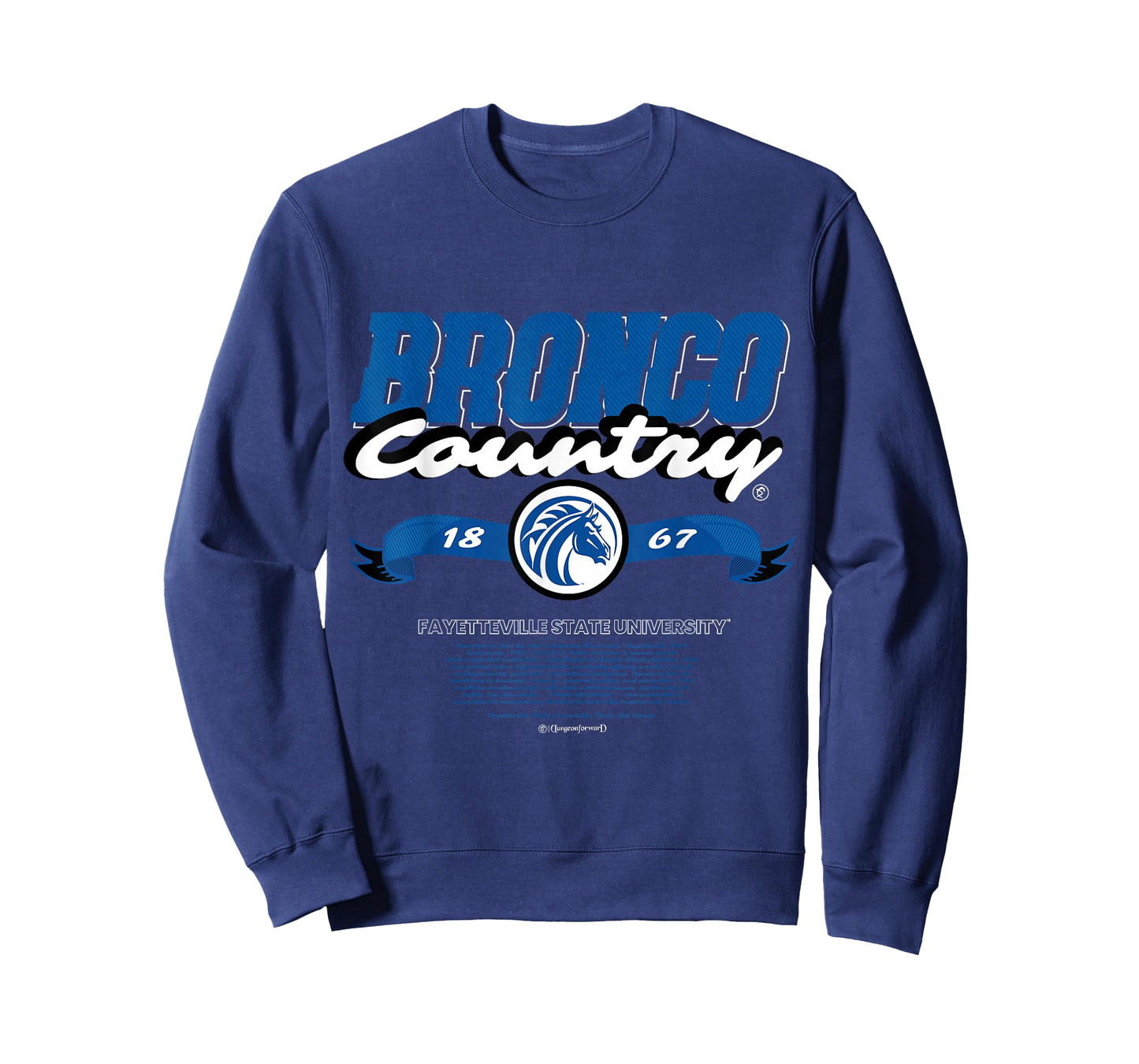 Fayetteville State University - Bronco Country - FSU HBCU T-Shirt