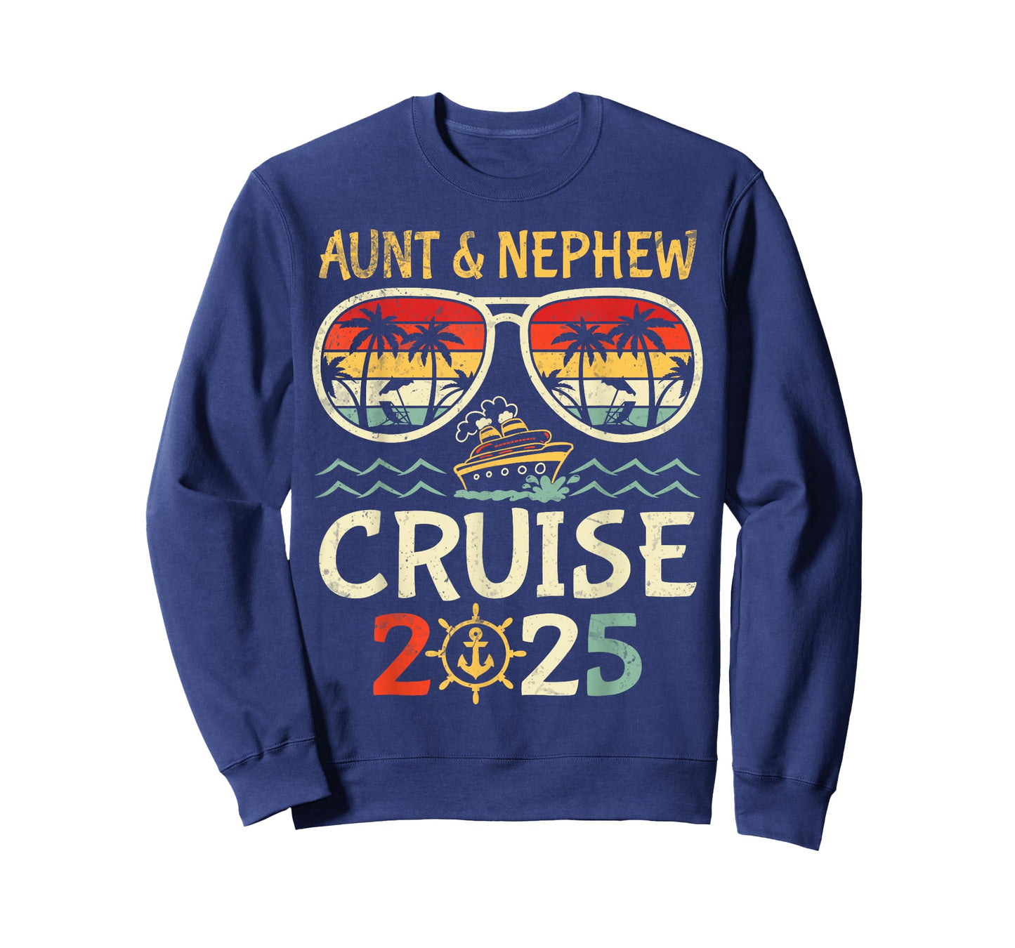 Aunt & Nephew Cruise 2025 Tropical Vacation Cruising Travel T-Shirt