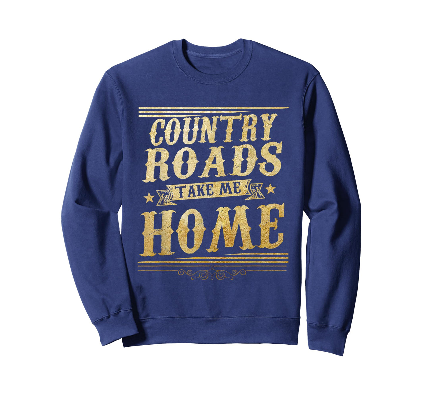 Vintage Retro Country Roads Take Me Home Gifts T-Shirt