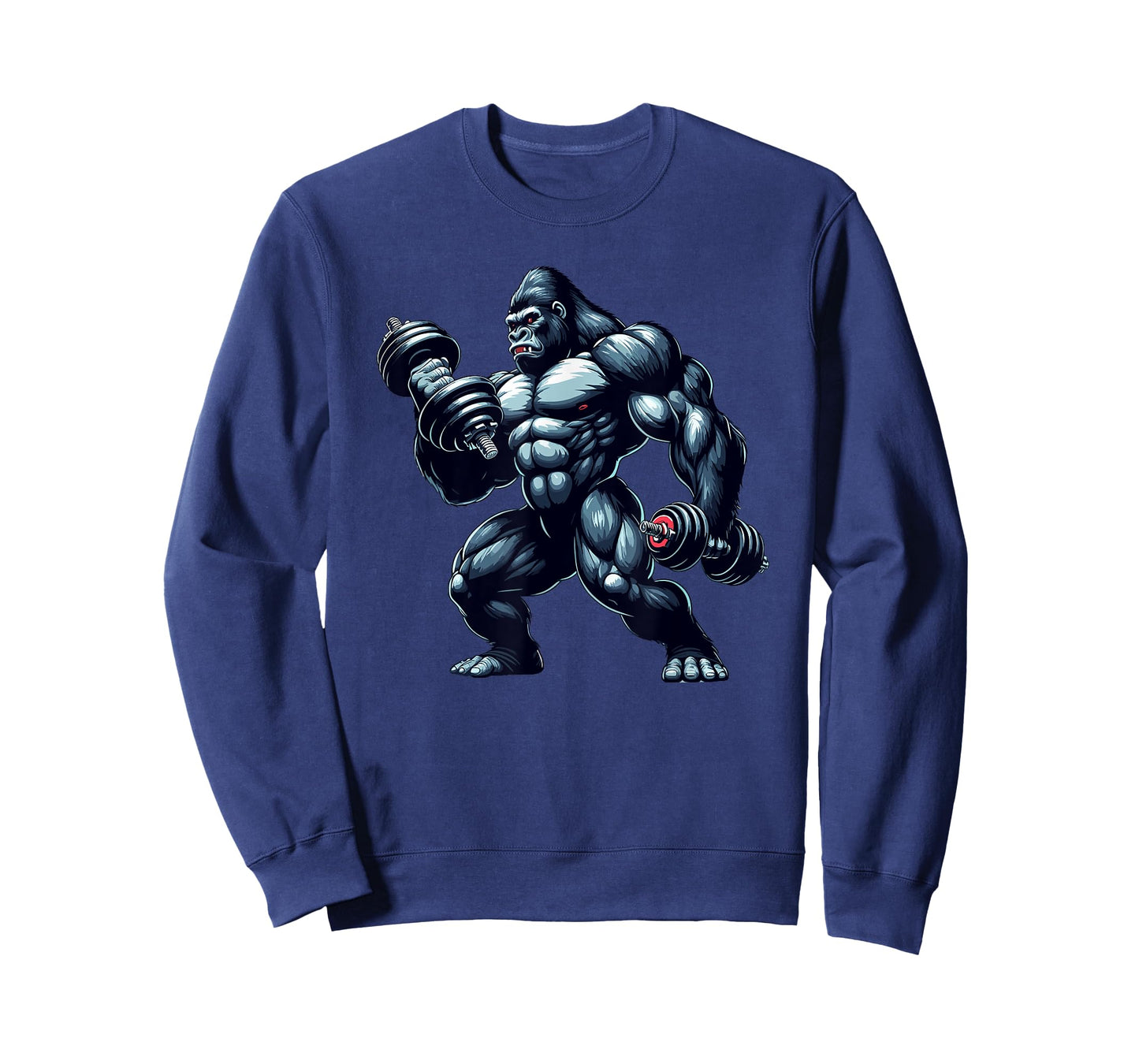Gorilla Bodybuilder Gym Weightlifting Tee Workout Motivation T-Shirt