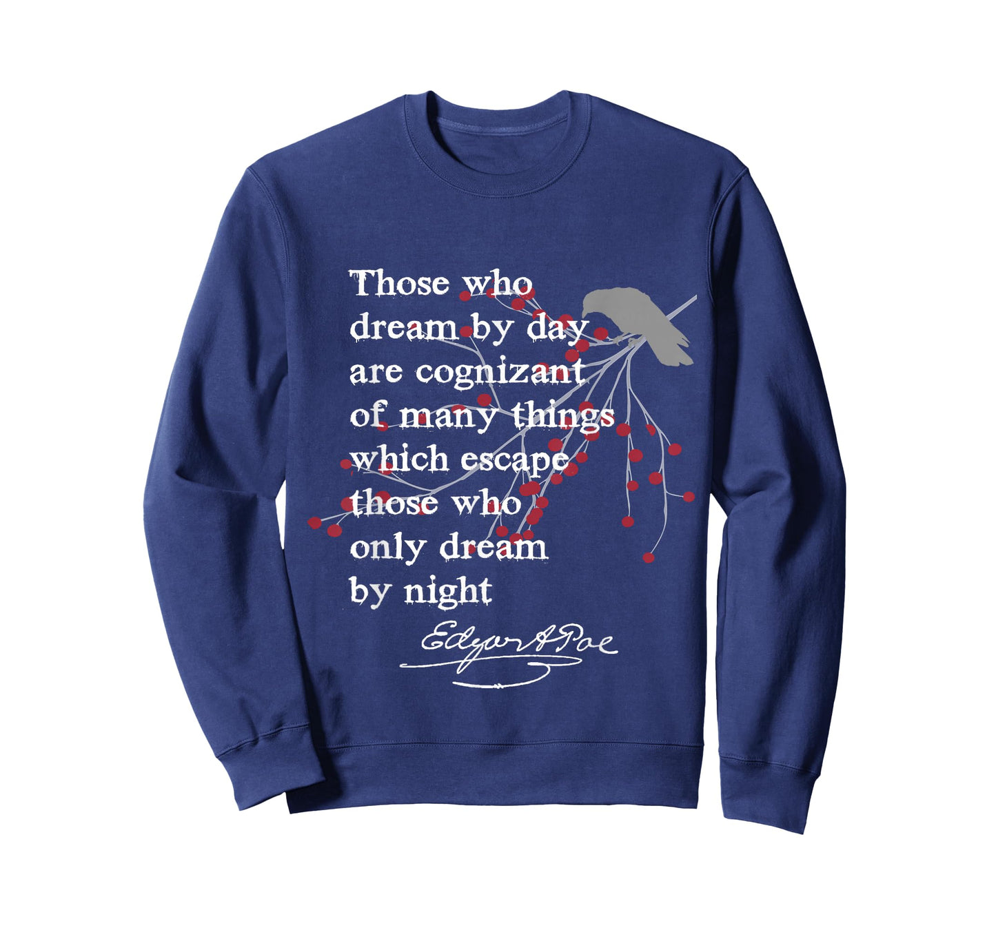 Edgar Allan Poe Shirt, Writer Gift Poet English Teacher Tee T-Shirt for Men Women