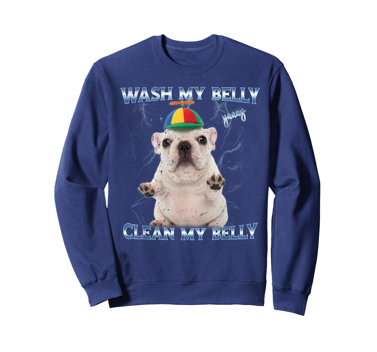 Pibble Wash Clean My Belly Funny Meme T-Shirt