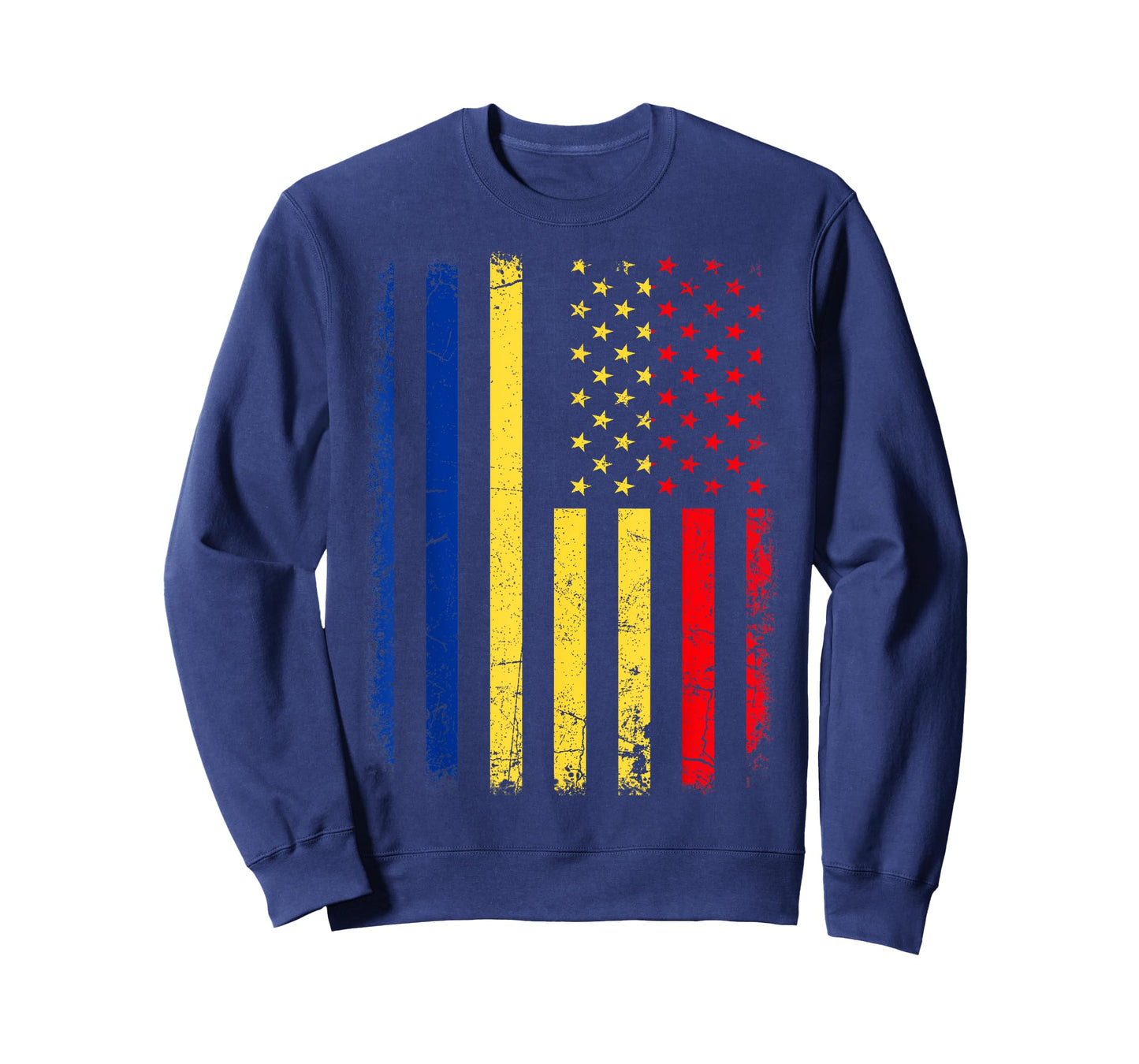 Romanian American Flag Romania America Pride Heritage T-Shirt