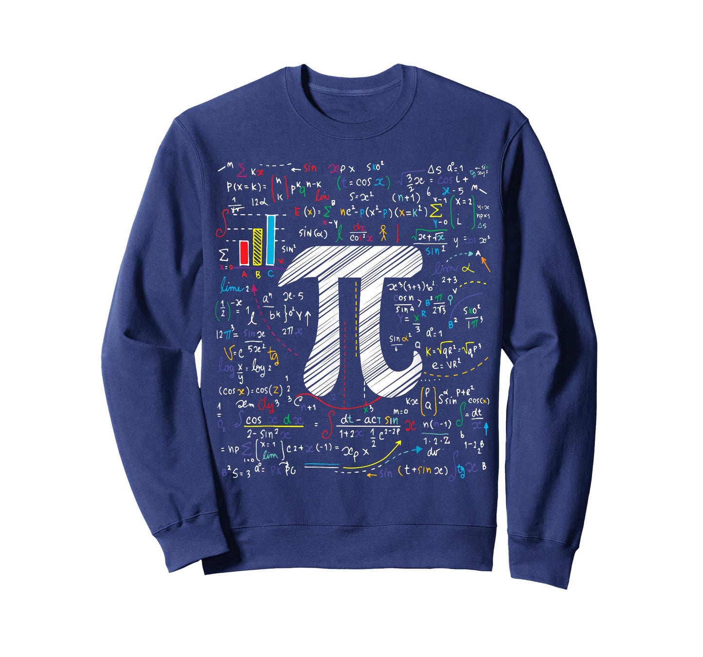 Pi Day Math Equation T-Shirt Math Teacher Student Geek Gifts T-Shirt for Men Women Girls Kids