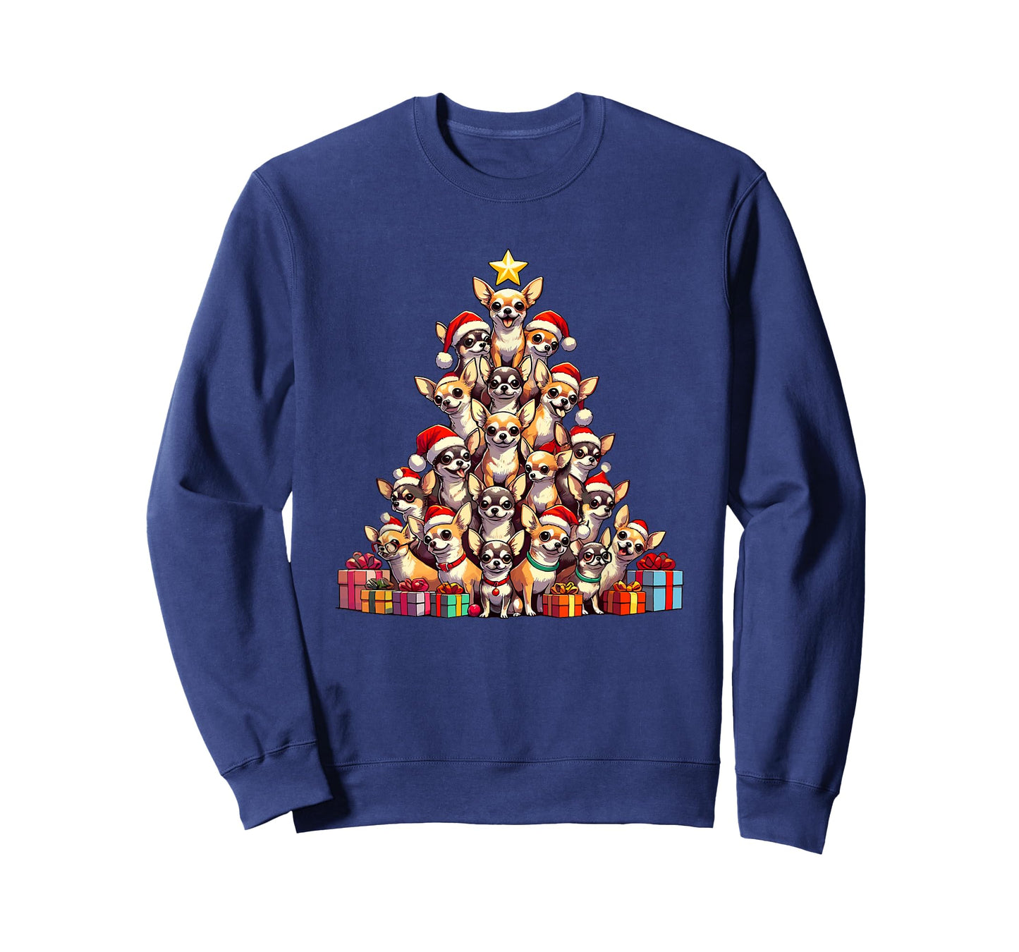 Christmas Tree Chihuahuas Chihuahua T-Shirt