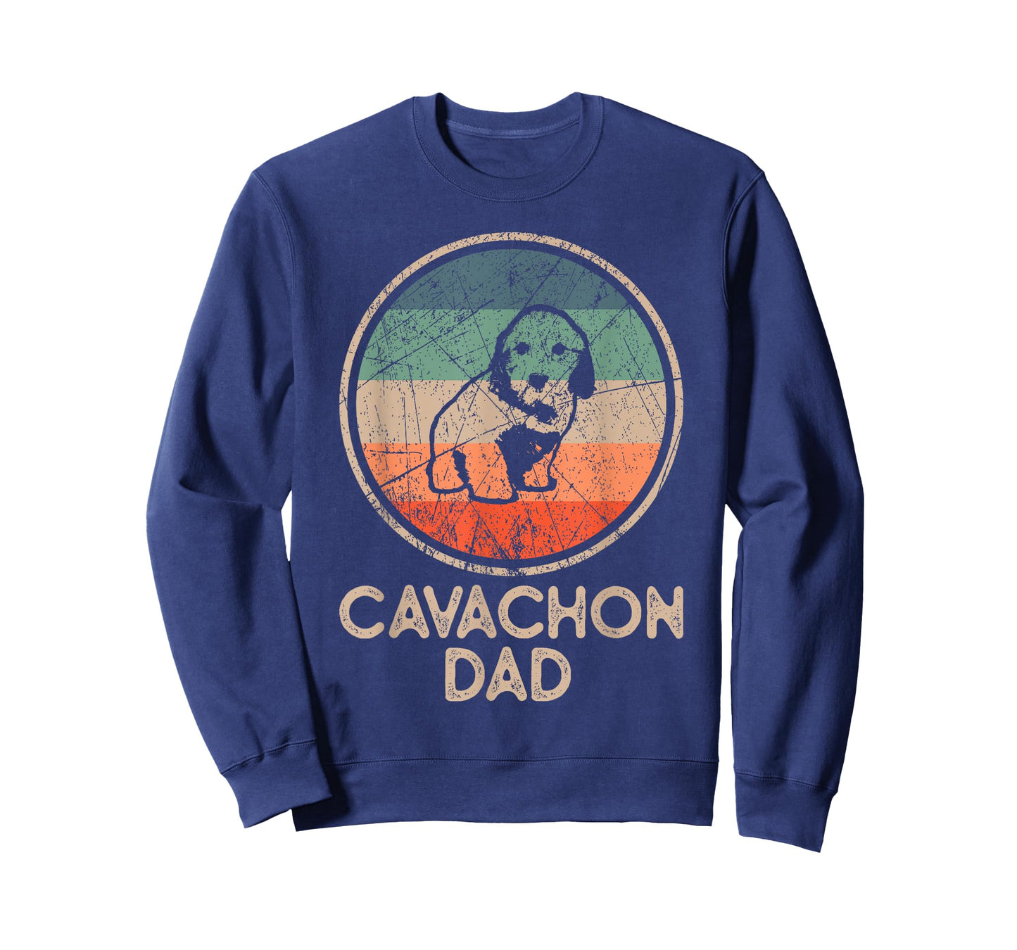 Cavachon Dog - Vintage Cavachon Dad T-Shirt