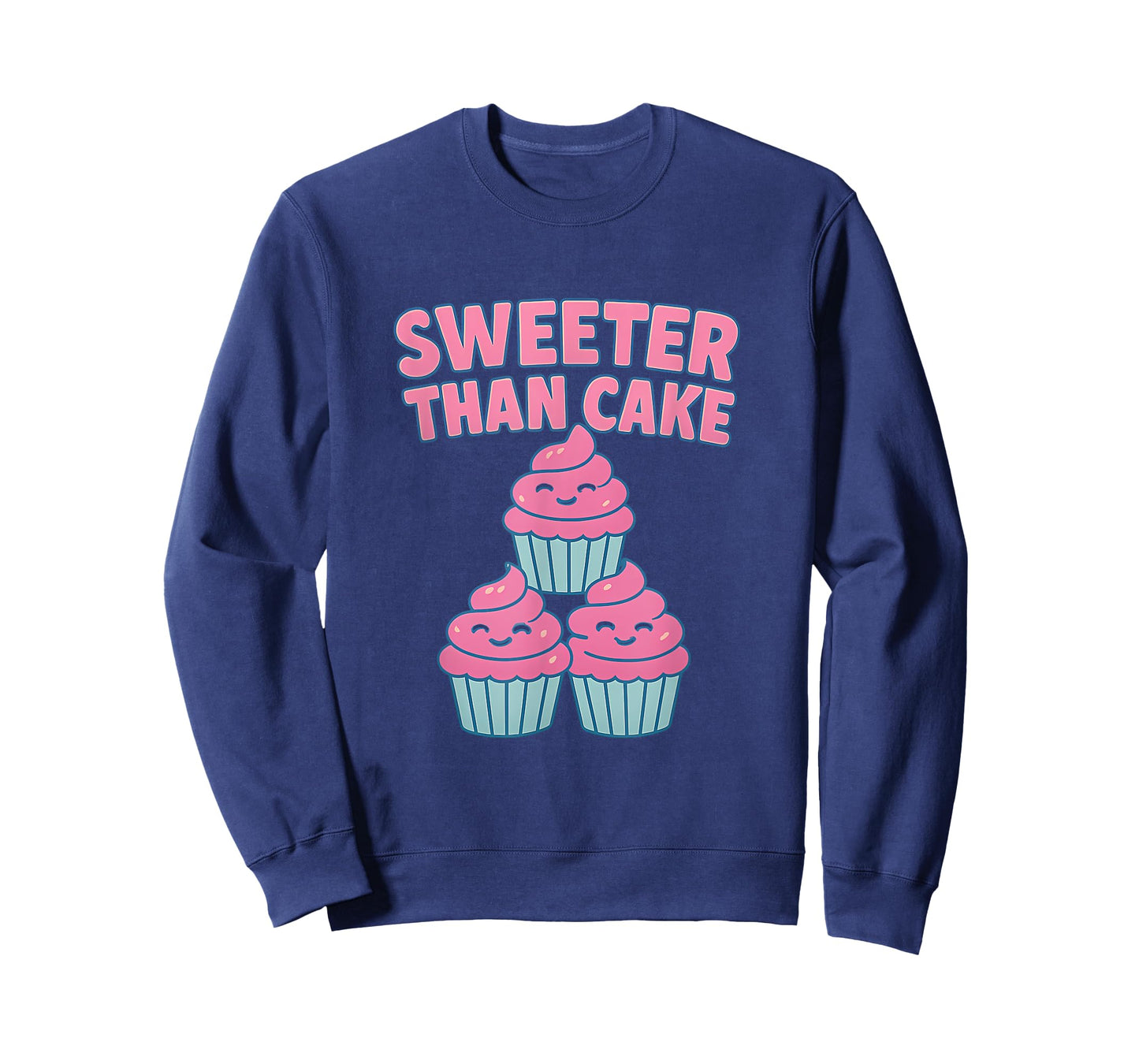 Sweeter Than Cake Cupcake Tower Party Graphic Design T-Shirt