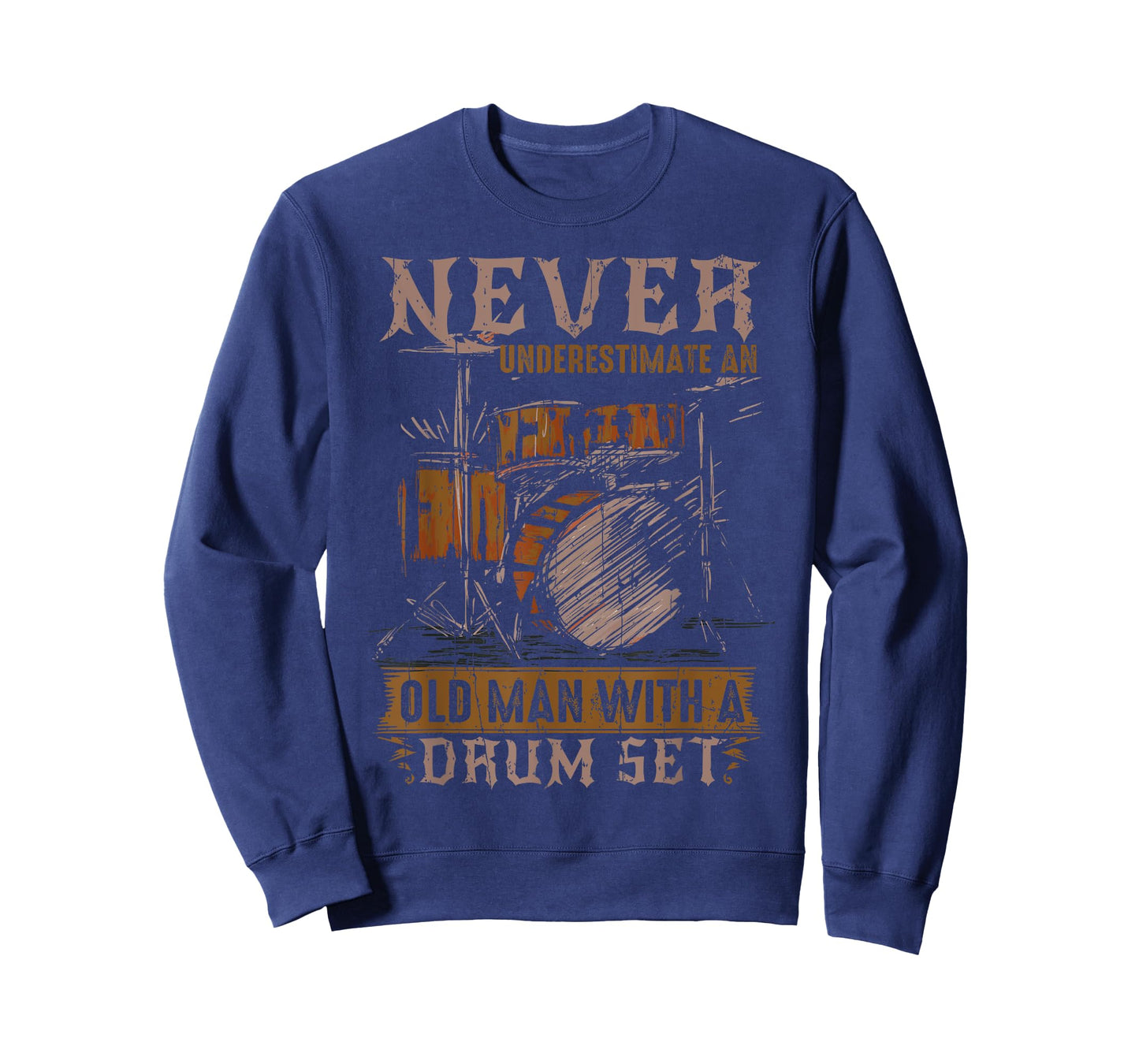 Funny Drummer Art for Men Drum Player T-Shirt