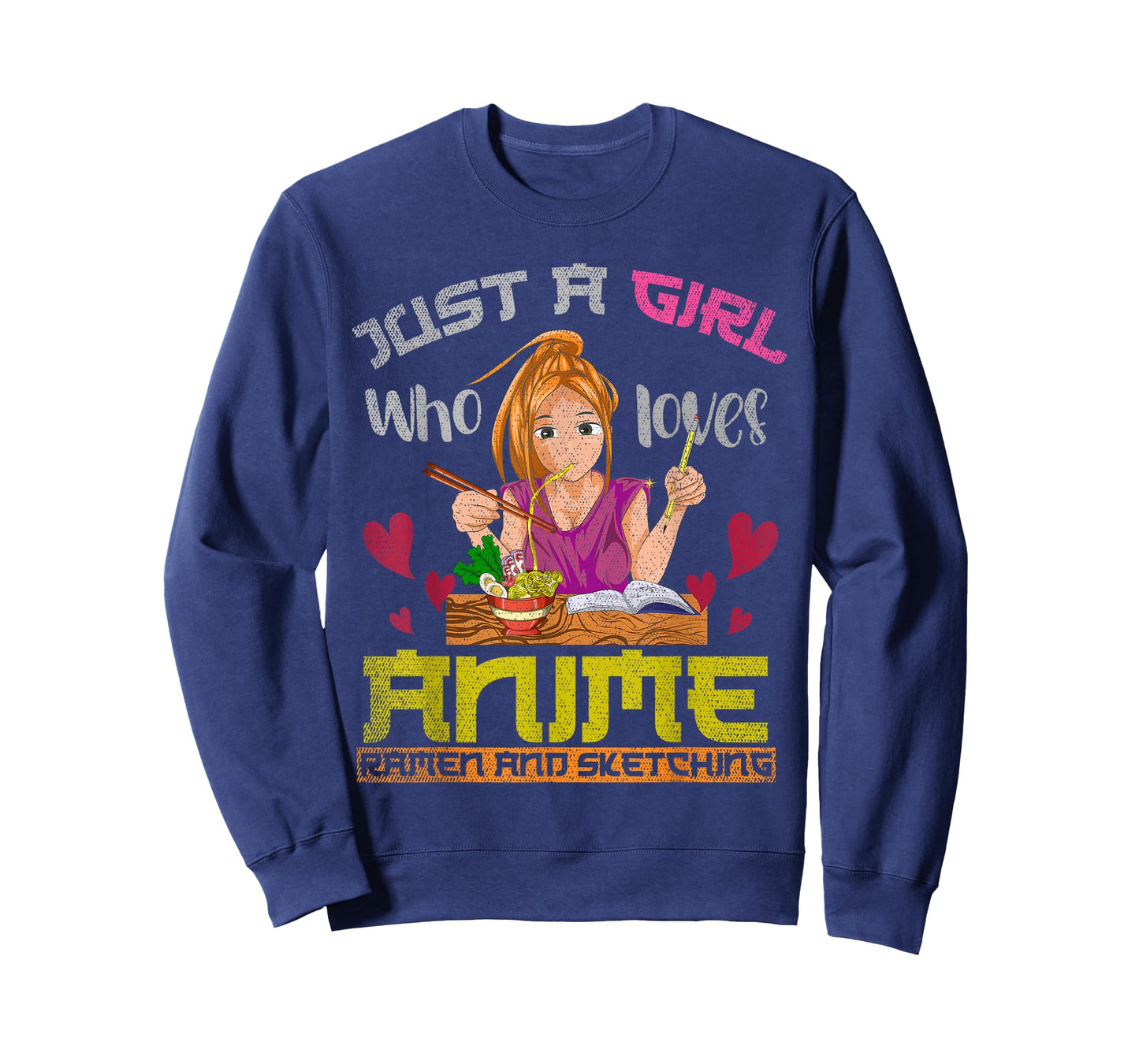Just a girl who loves anime ramen and drawing anime T-Shirt