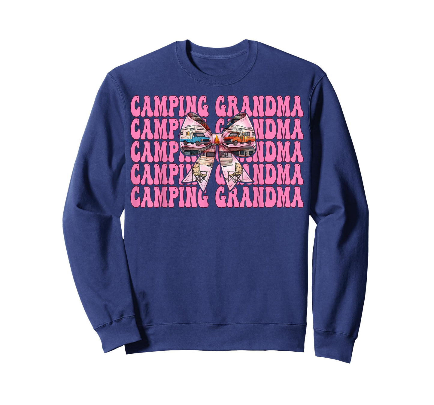 Camping Grandma RV Camping Camper Motorhome Nana Coquette T-Shirt