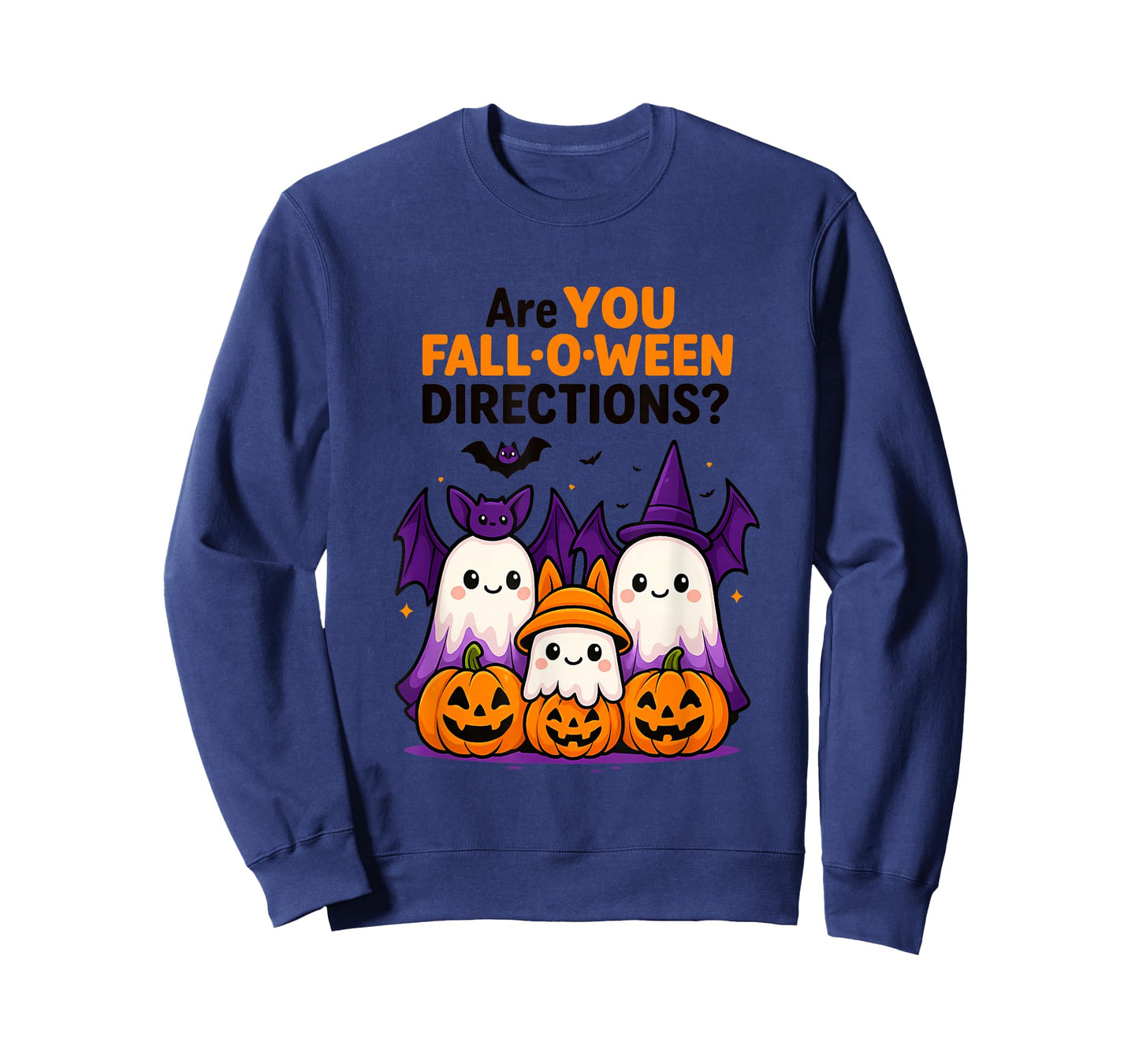 are You Fall-O-Ween Directions Funny Teacher Ghost Tee T-Shirt