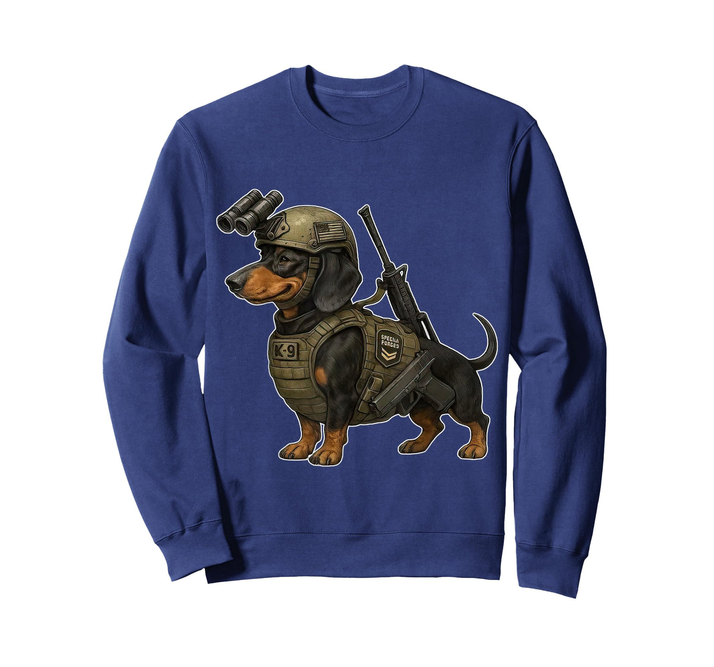 Tactical Dachshund Commando Dog Funny Dog Squad T-Shirt