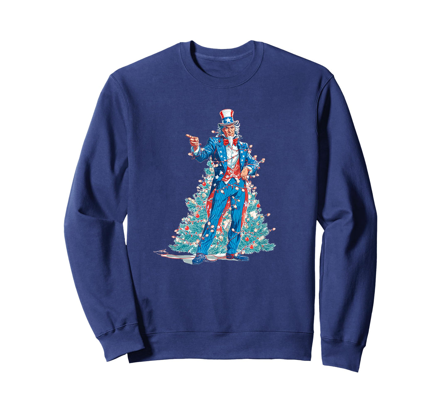 Festive and Patriotic Christmas Look with US Sam T-Shirt