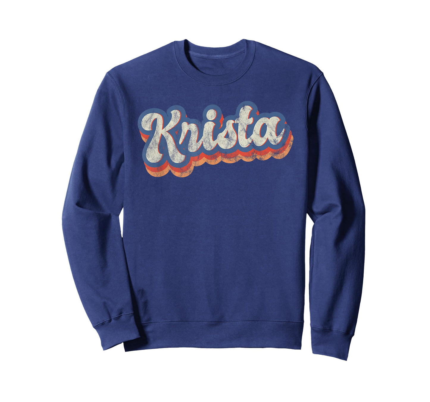 Krista Personalized Name Shirt Custom Lettering 70's T-Shirt