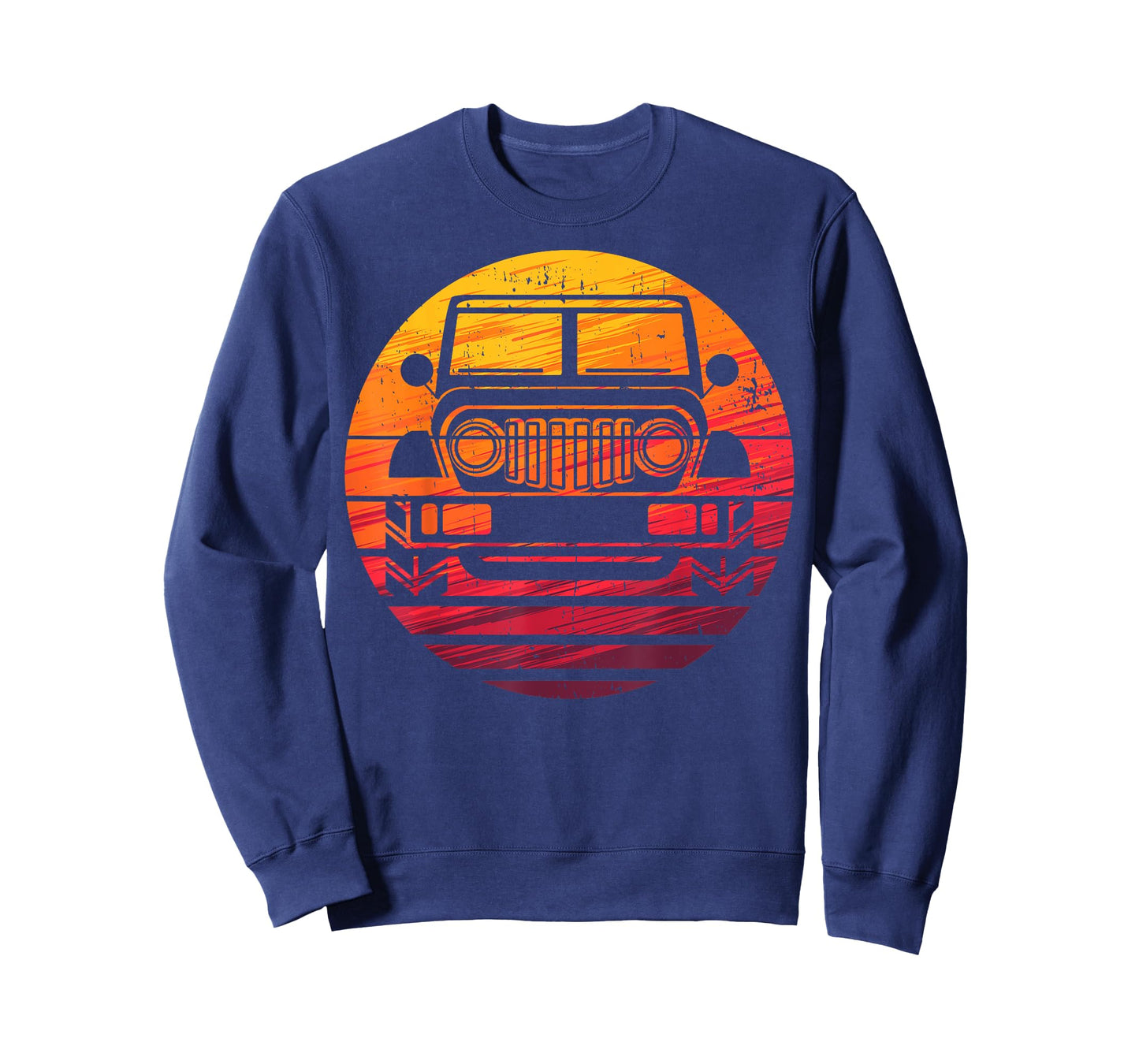 Off Road 4X4 Vintage Retro 70s Sunset Off Road T-Shirt