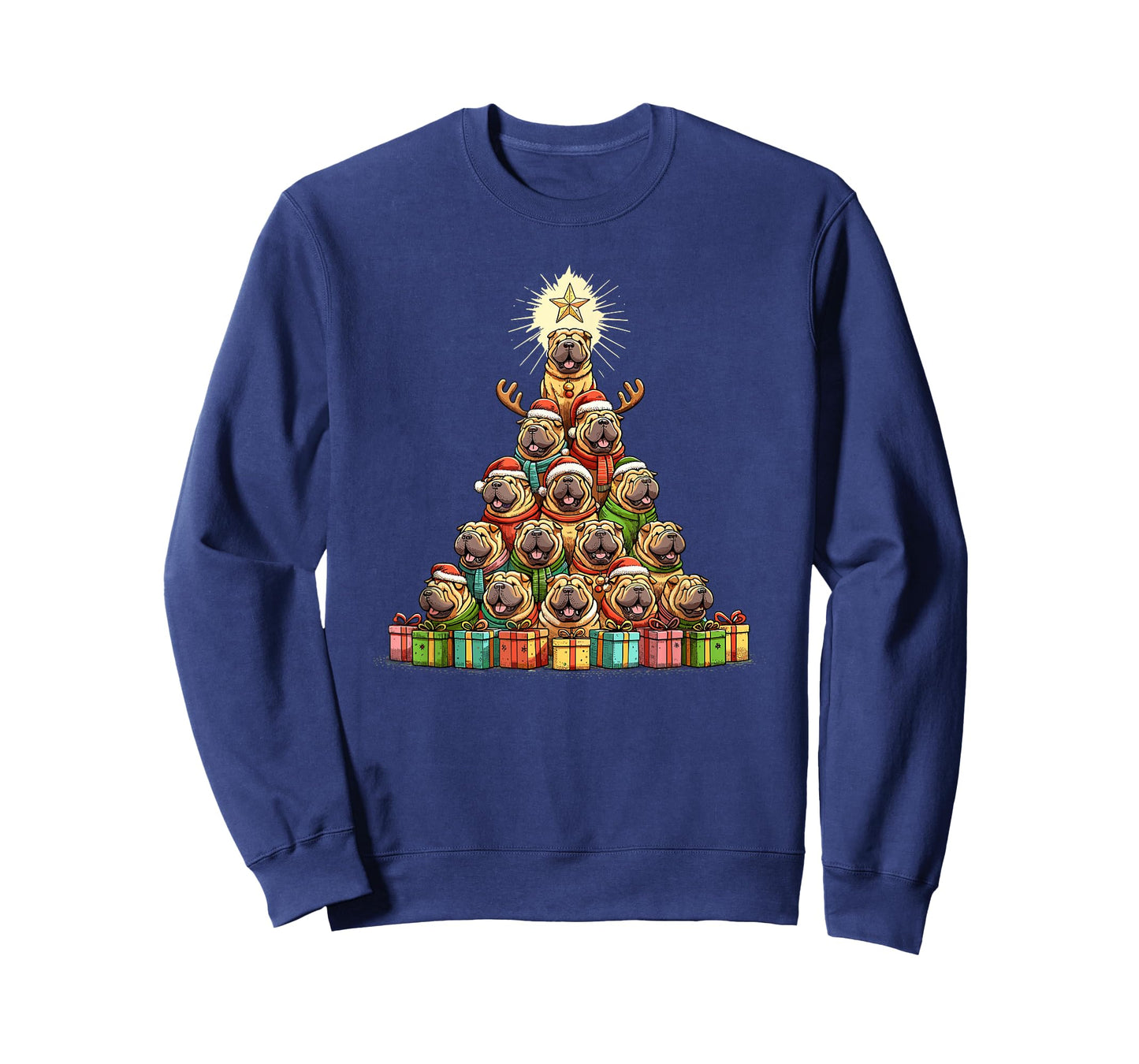 Christmas Tree Chinese Shar-Pei Shar Pei T-Shirt