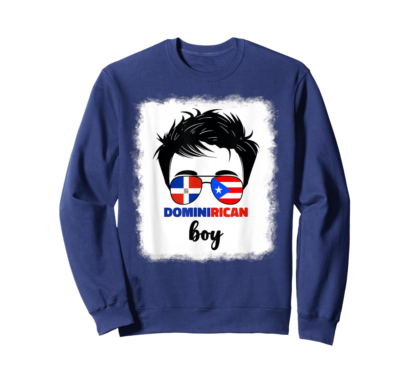 DominiRican Boy Kids Dominican And Puerto Rican Rico Flag T-Shirt