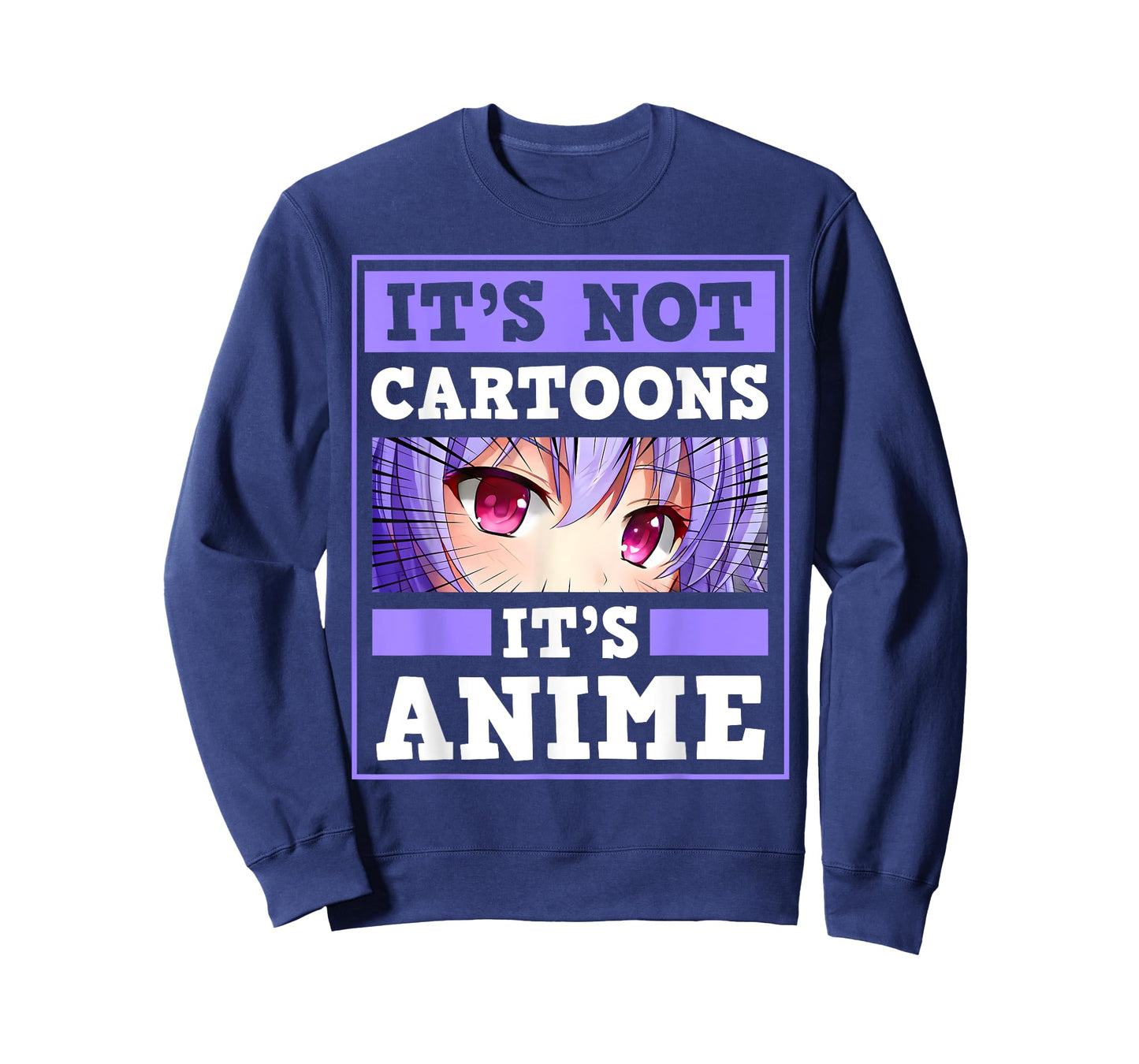 It's Not Cartoon It's Anime Kawaii Japanese Anime Girl Otaku T-Shirt