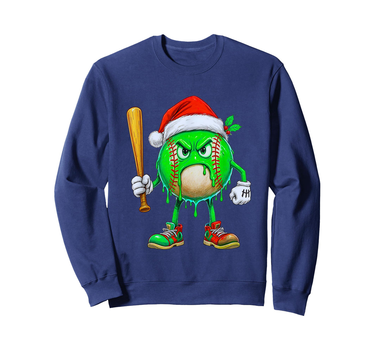 Ice Cream Drip Baseball Christmas Baseball Drip for Boys T-Shirt
