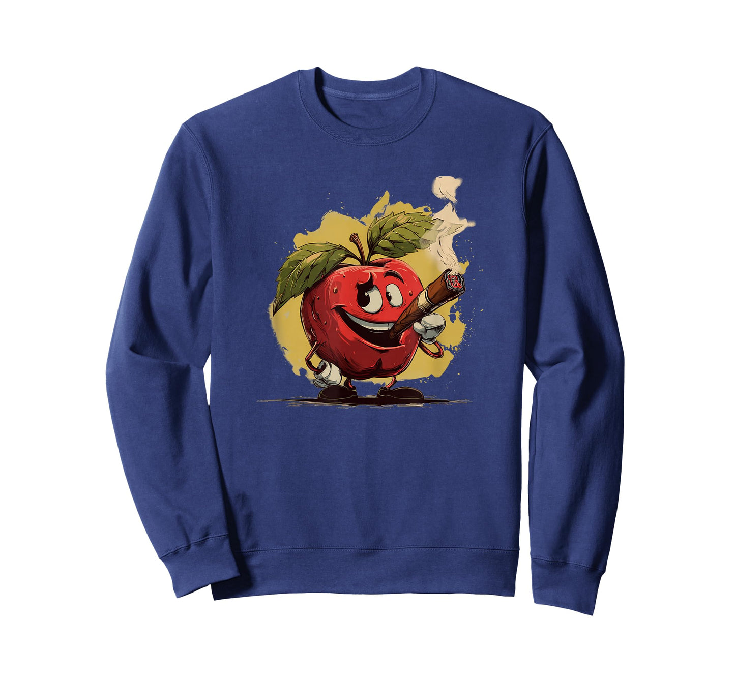 Smoking Apple Look for Cigars and Cigarettes Lovers T-Shirt
