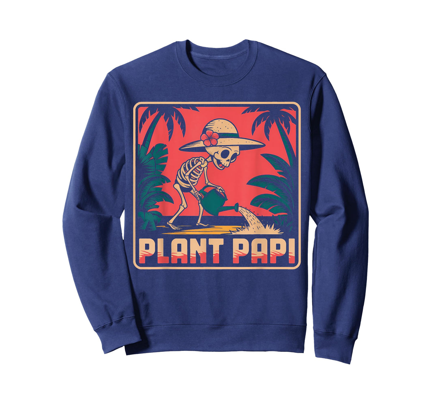 Funny Halloween Plant Papi Daddy Gardener Men Women T-Shirt