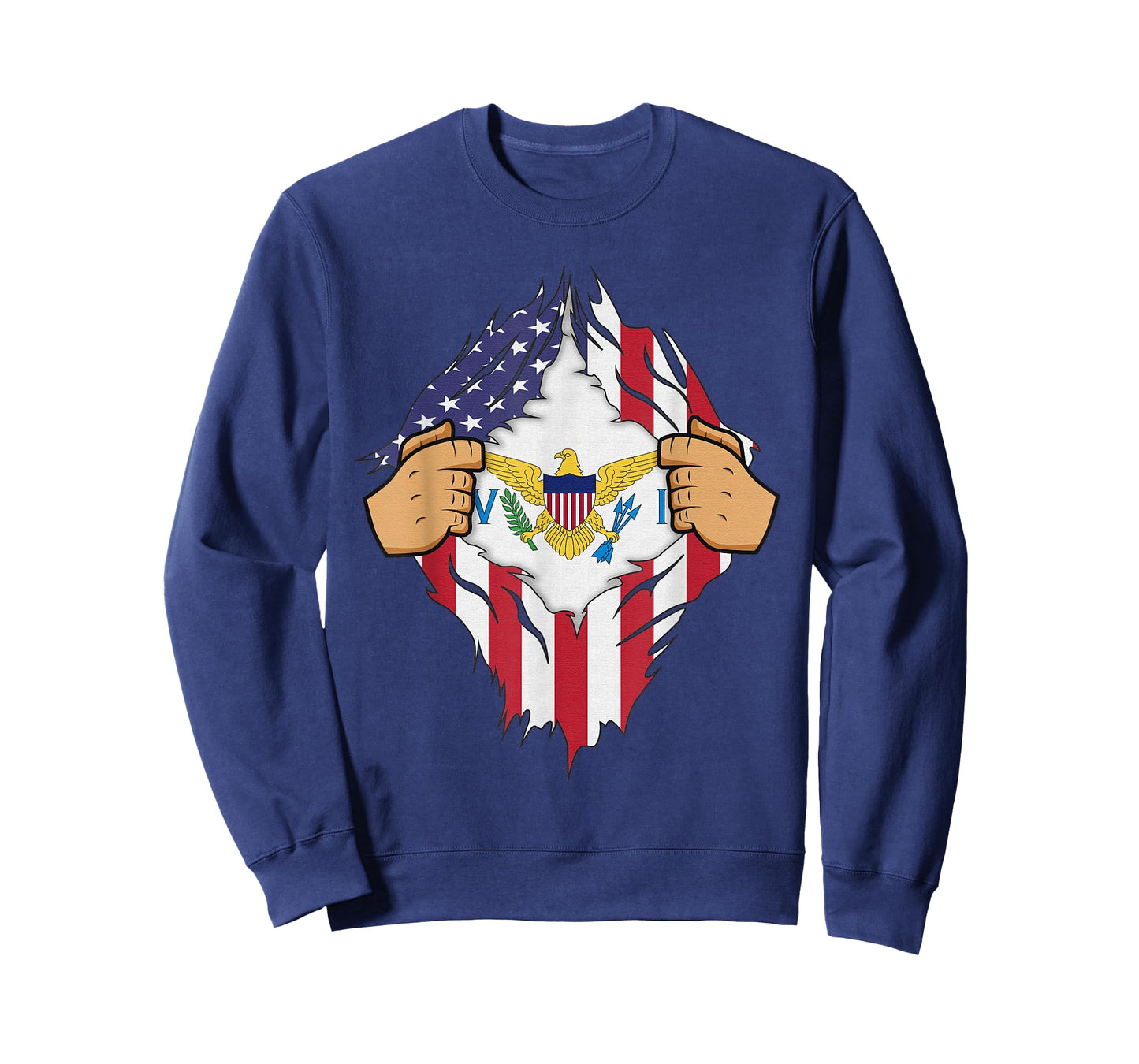 USVI FLAG US VIRGIN ISLANDS Men Women Kids Gift T-Shirt