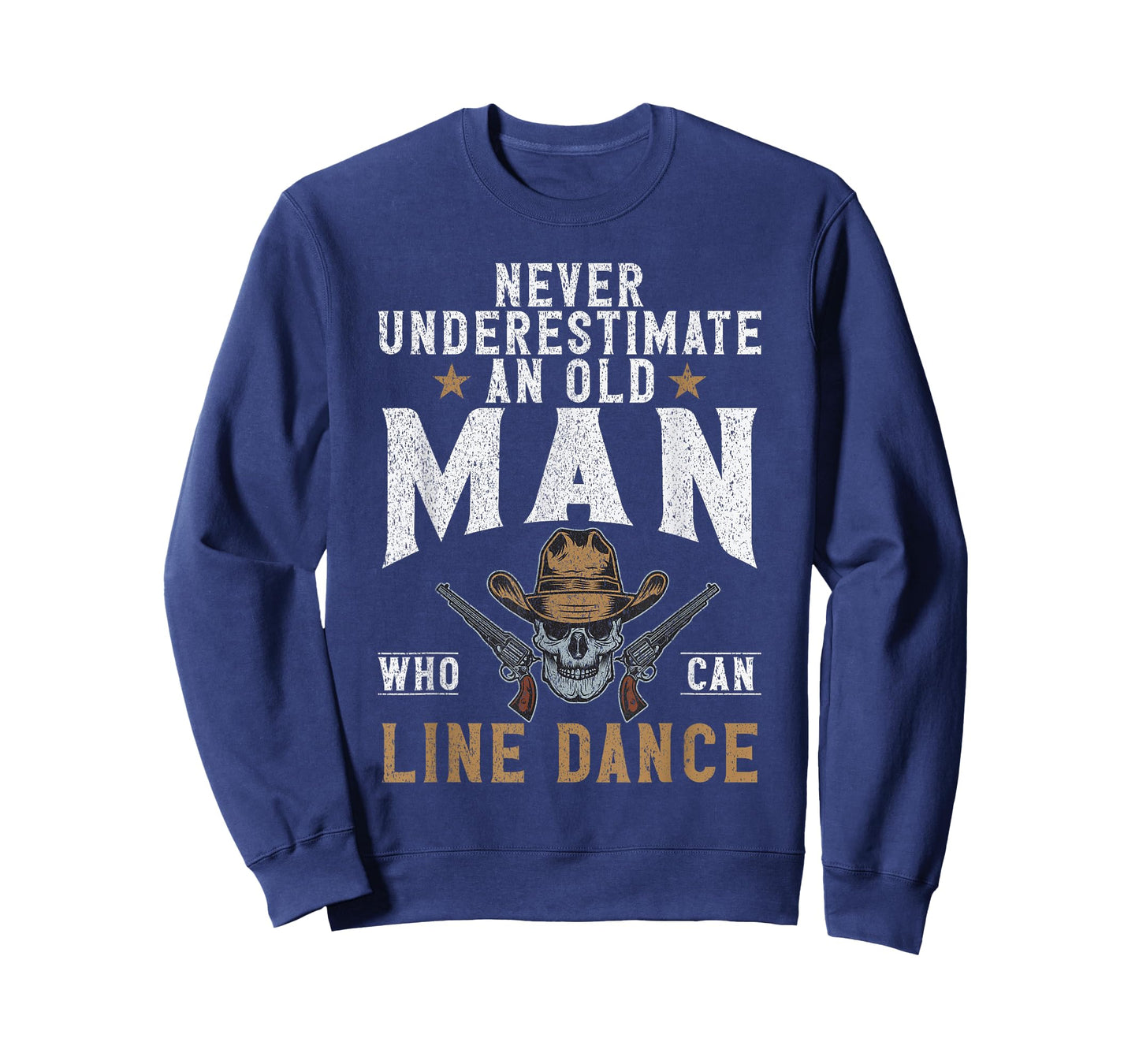Never underestimate an old Man wo can Line Dance T-Shirt