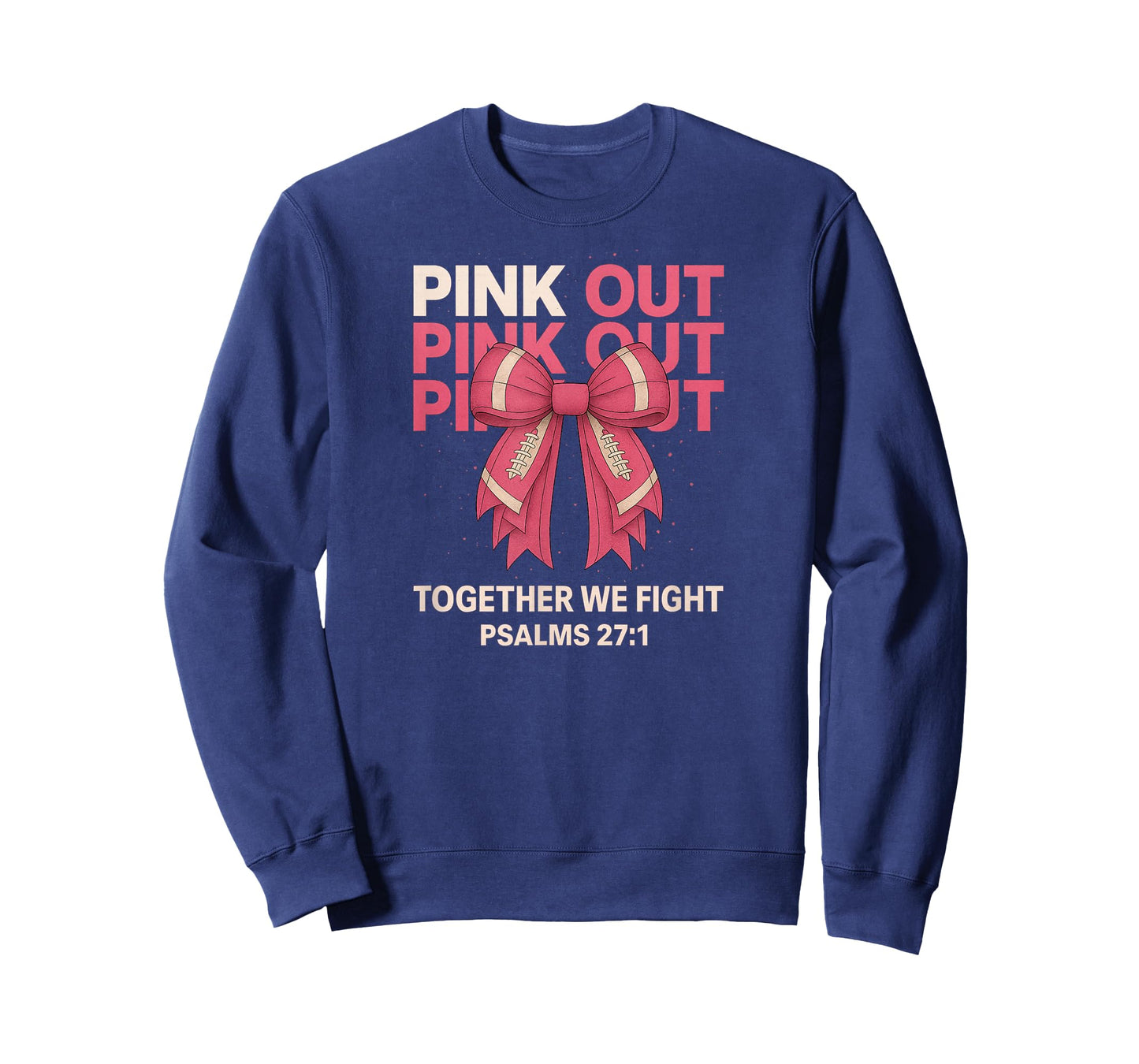 Pink Out Football Bow T-Shirt