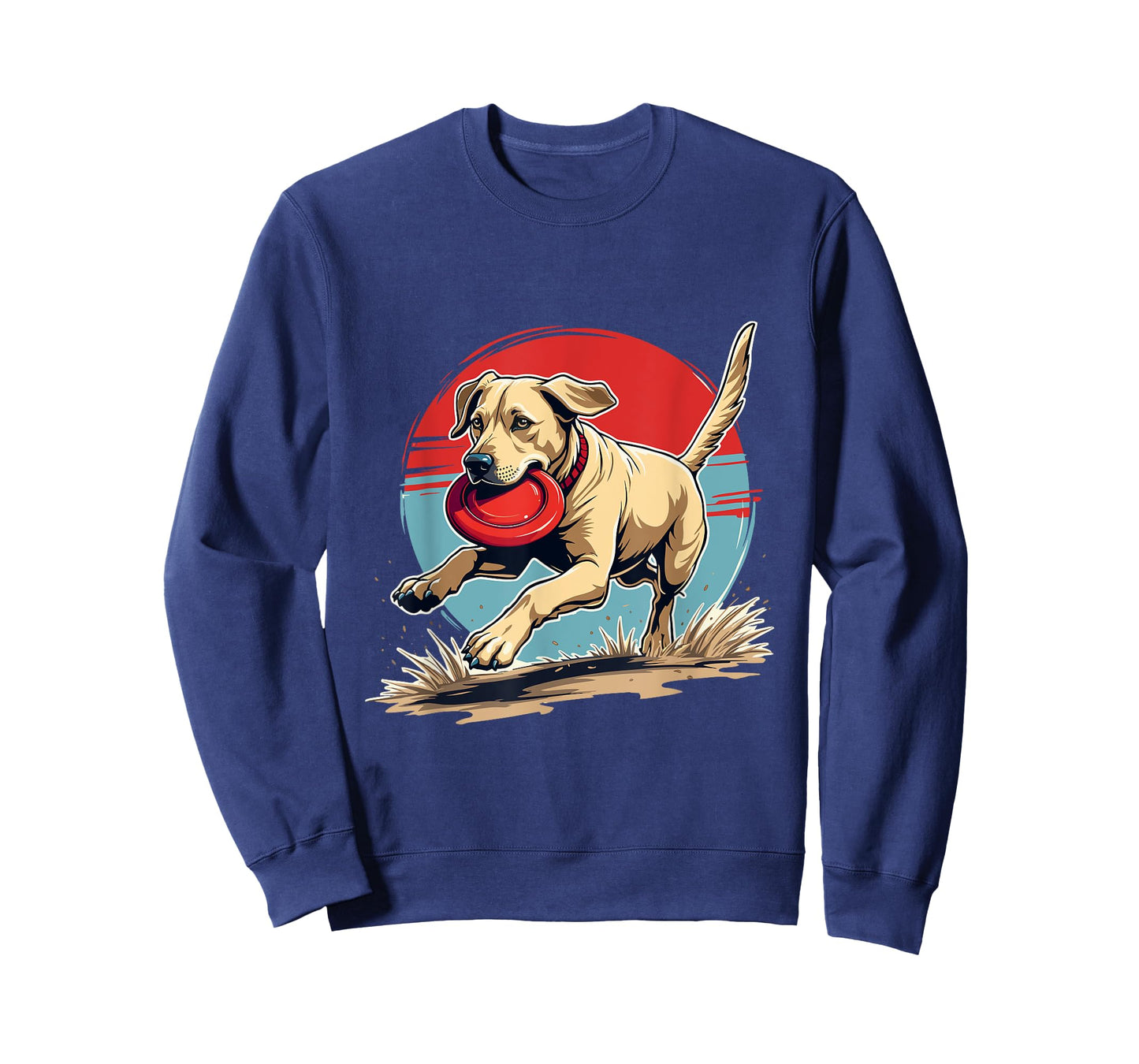 Labrador Frisbee Fetch Funny Lab Dog T-Shirt