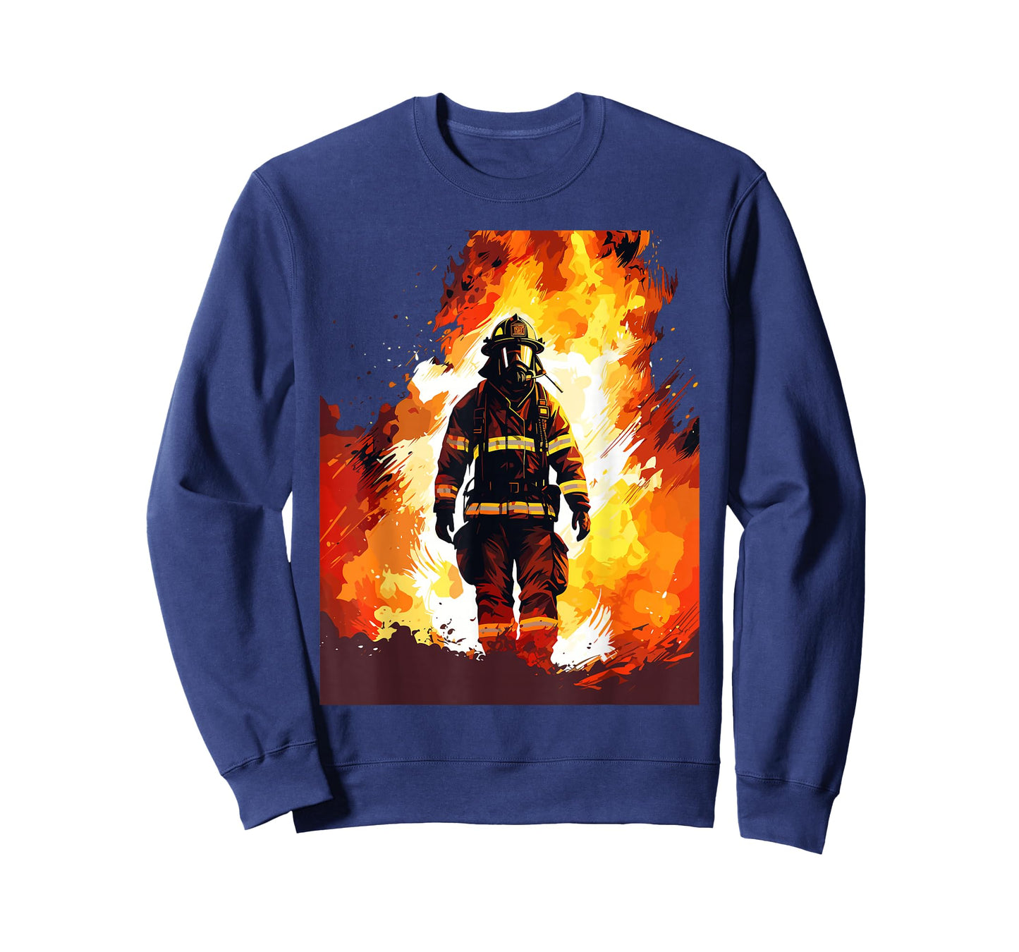Firefighter Flames - Firefighter & Fireman T-Shirt