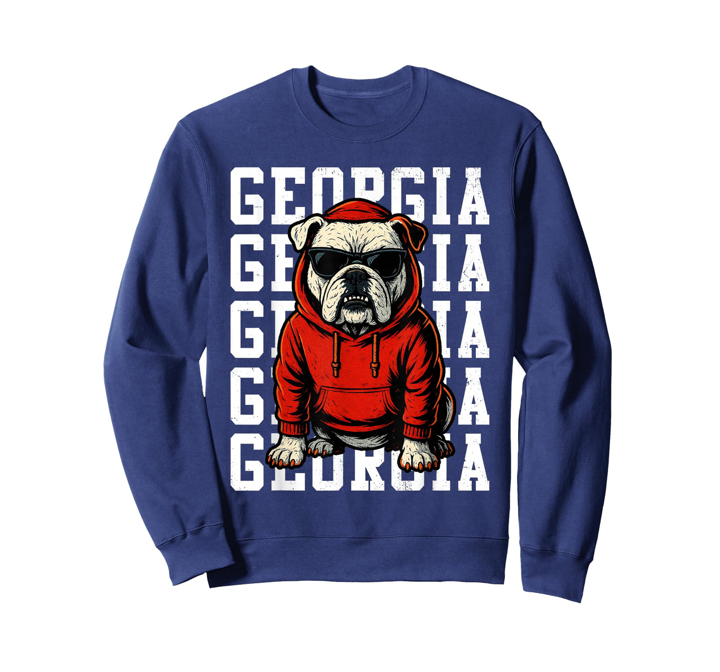 Dawgline Ghost, Redlayer March Built in Silence Love Bulldog T-Shirt