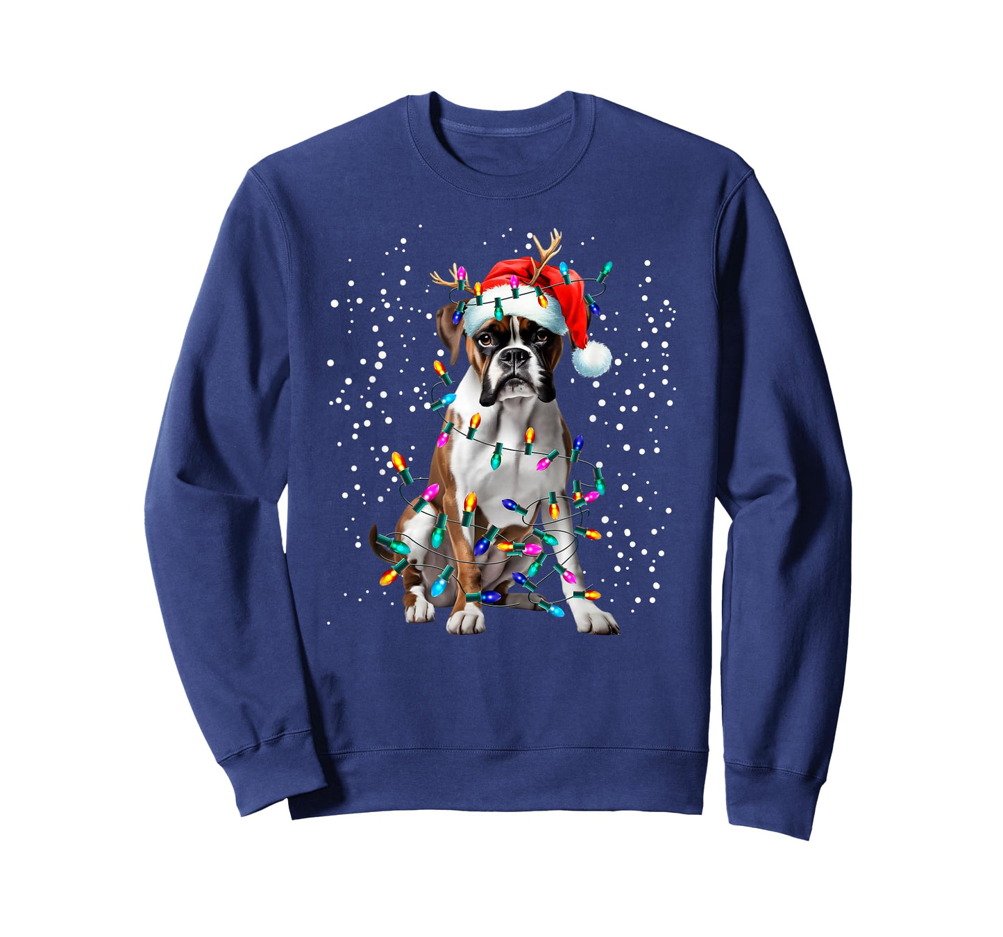 Funny Boxer Dog Christmas for Family Xmas T-Shirt