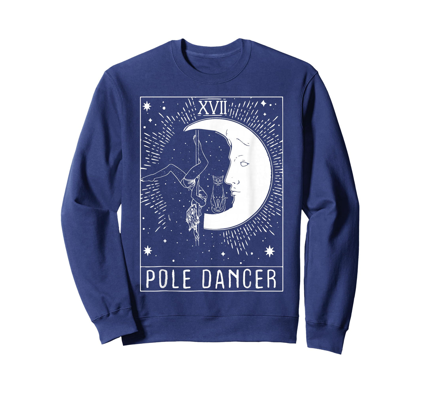 Moon Crecent Tarot Pole Dancer- Pole Dancing for Pole Lovers T-Shirt