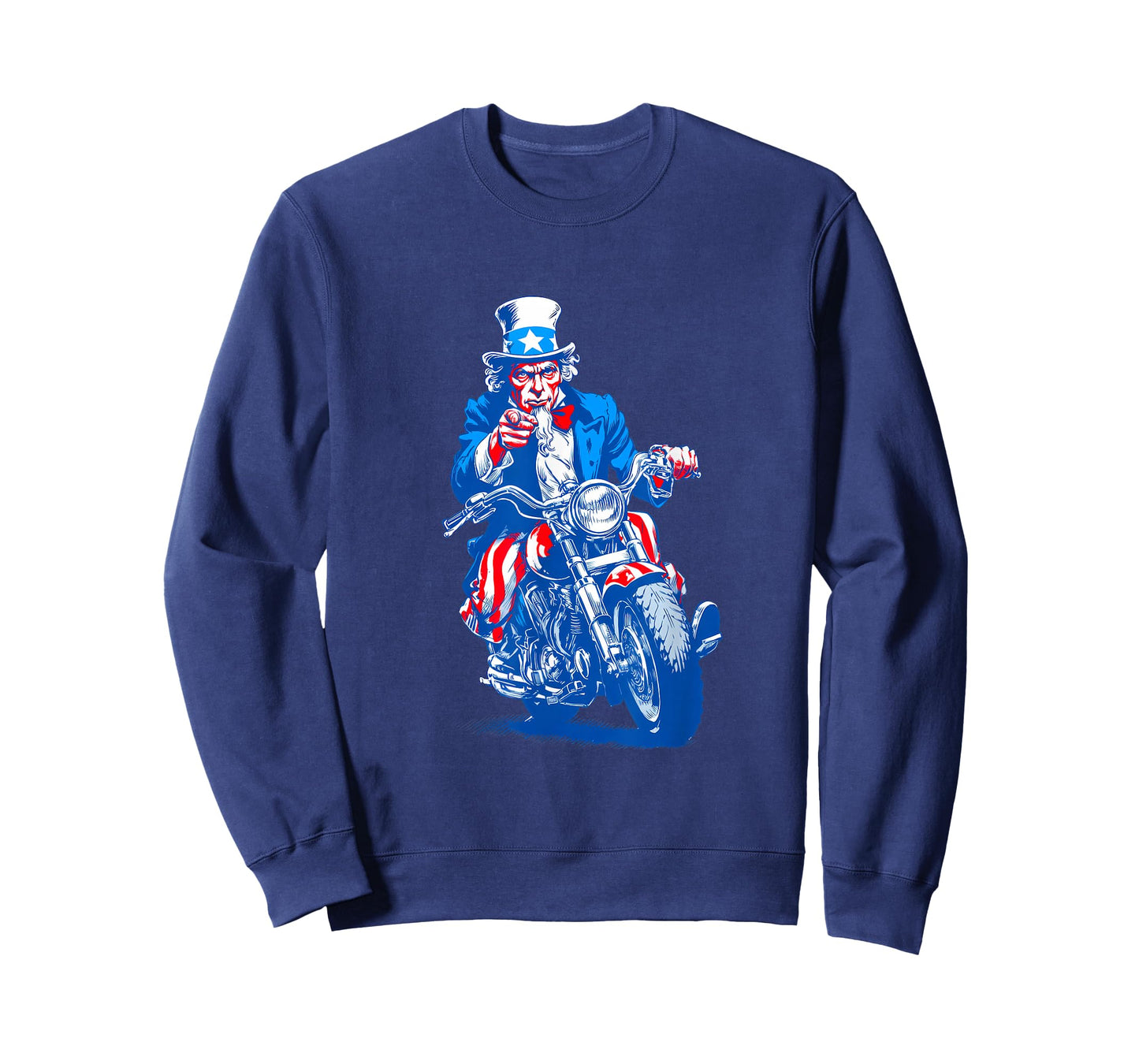 Patriotic Motorcycle Costume for Biker T-Shirt
