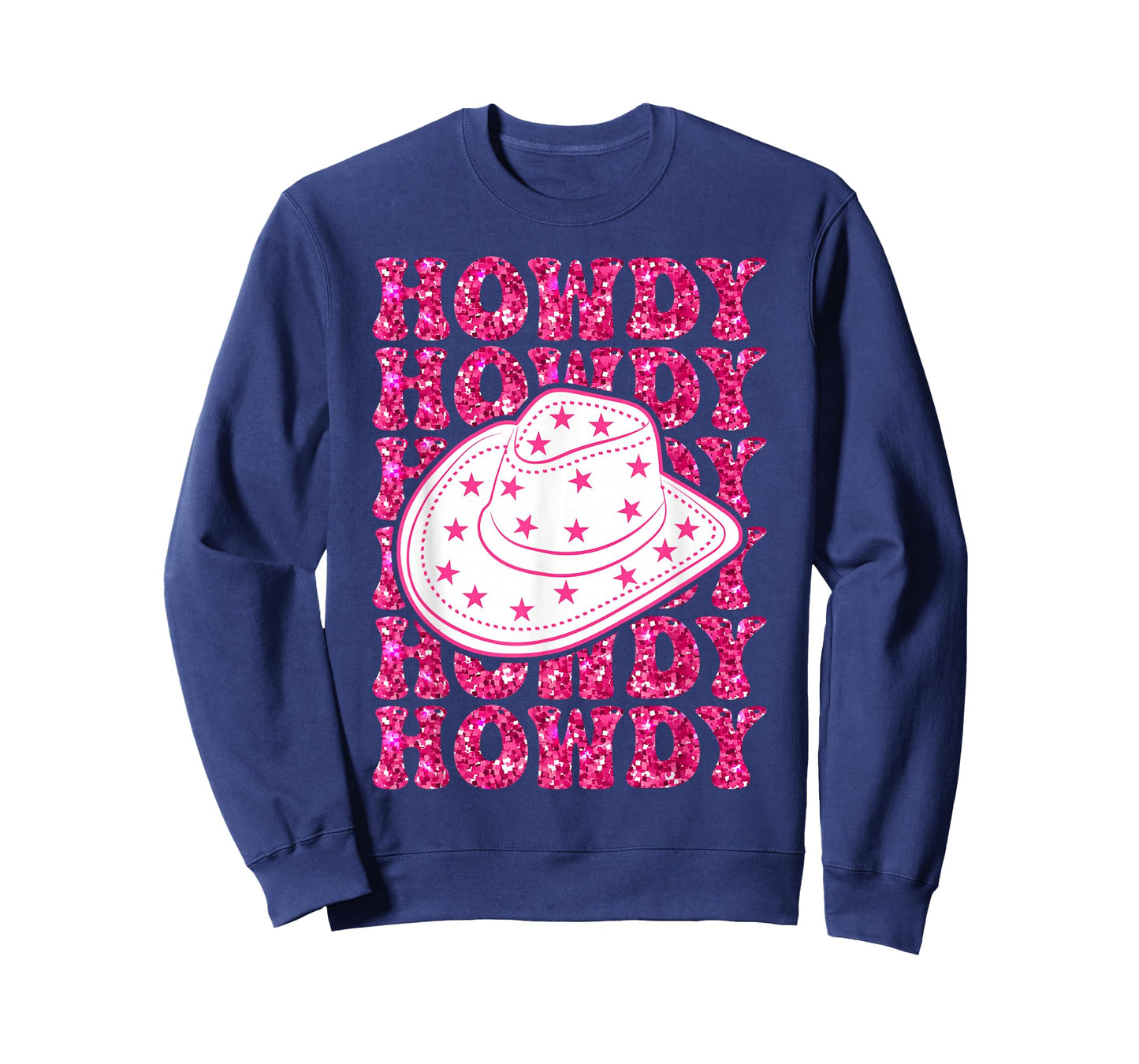 Howdy Southern Western Girl Country Rodeo Pink Cowgirl Women T-Shirt