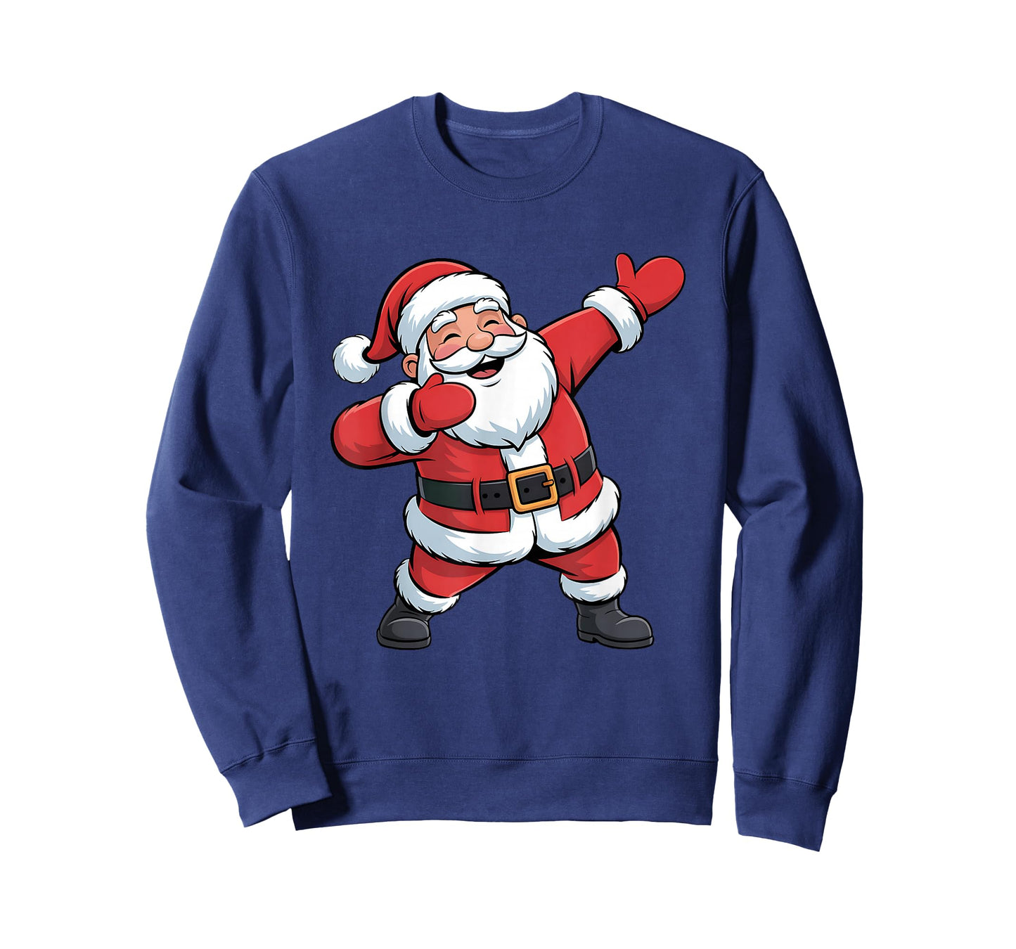 Christmas Tree Lights Funny Xmas Squad Dabbing Santa Claus T-Shirt