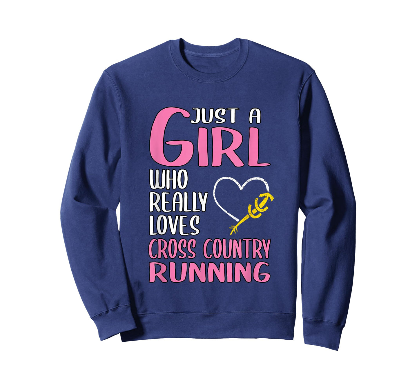 Womens Just A Girl Who Really Loves Cross Country Running T-Shirt