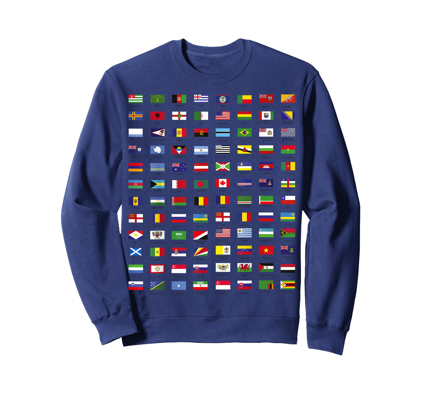 All Countries Flags of The World 287 Flag International Trip T-Shirt
