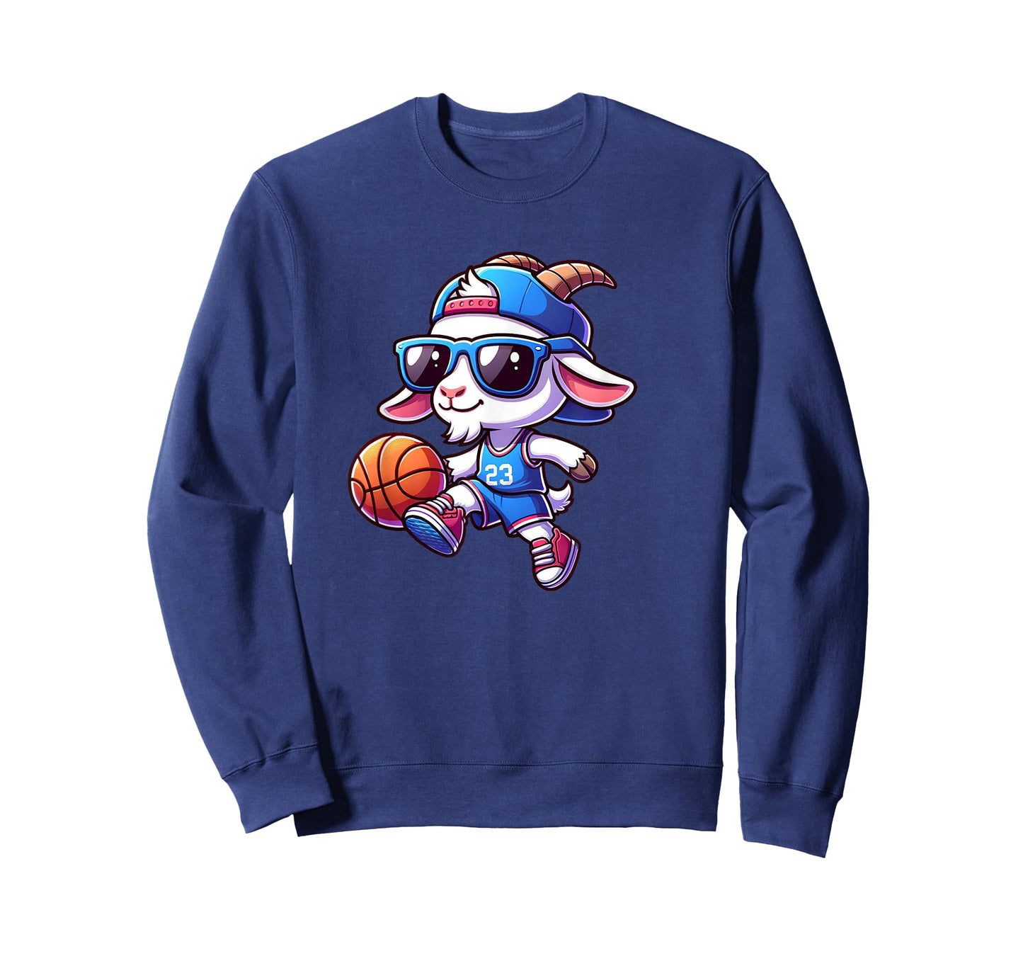 Goat Basketball Enthusiast Sport Team Fan T-Shirt