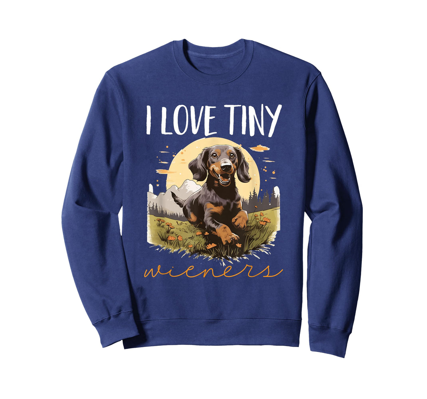 Dachshund badger wiener sausage dog I Love tiny Wieners T-Shirt